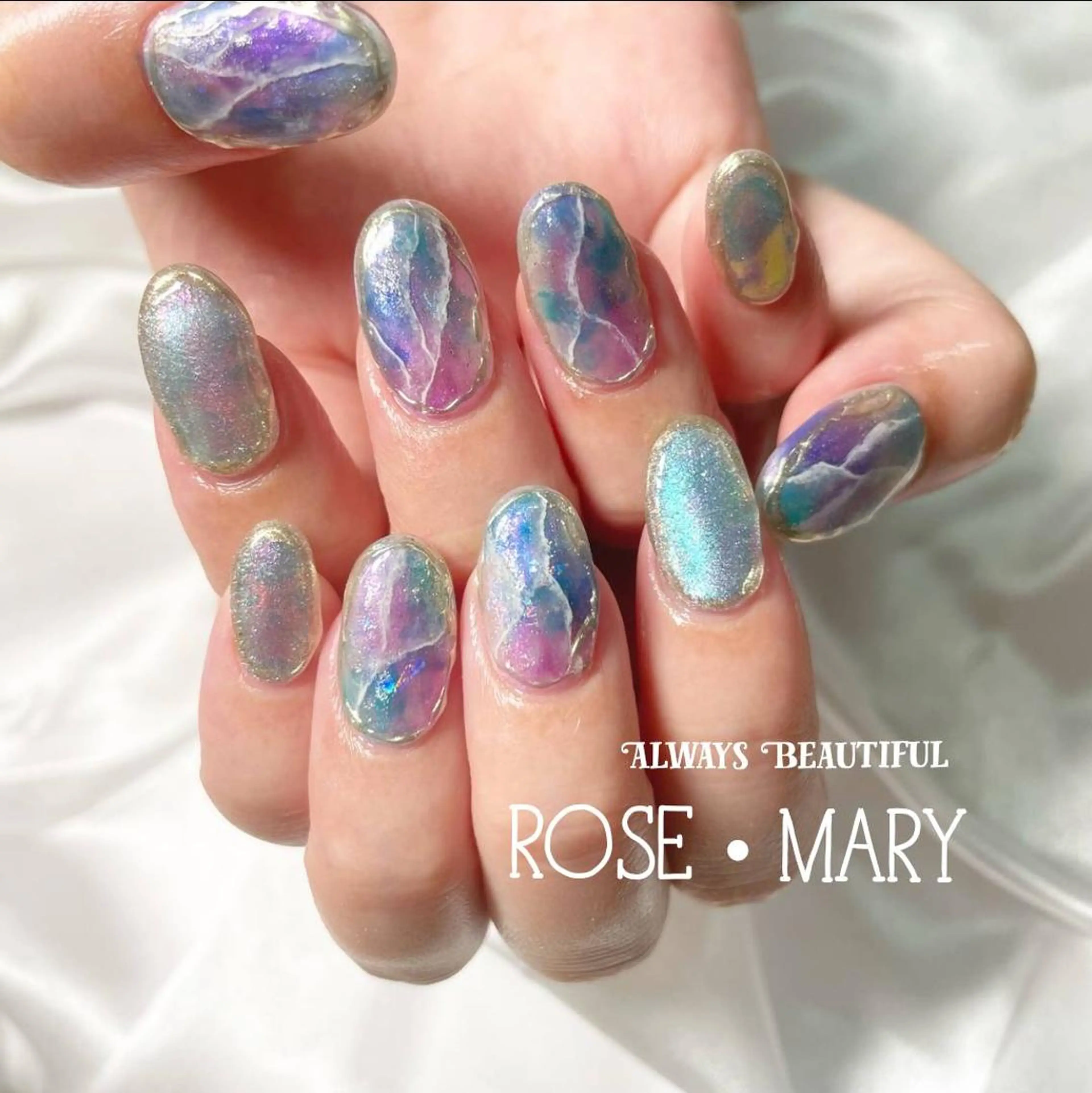 ネイル ハンドネイル ROSE・ MARY 鈴木のネイルデザイン