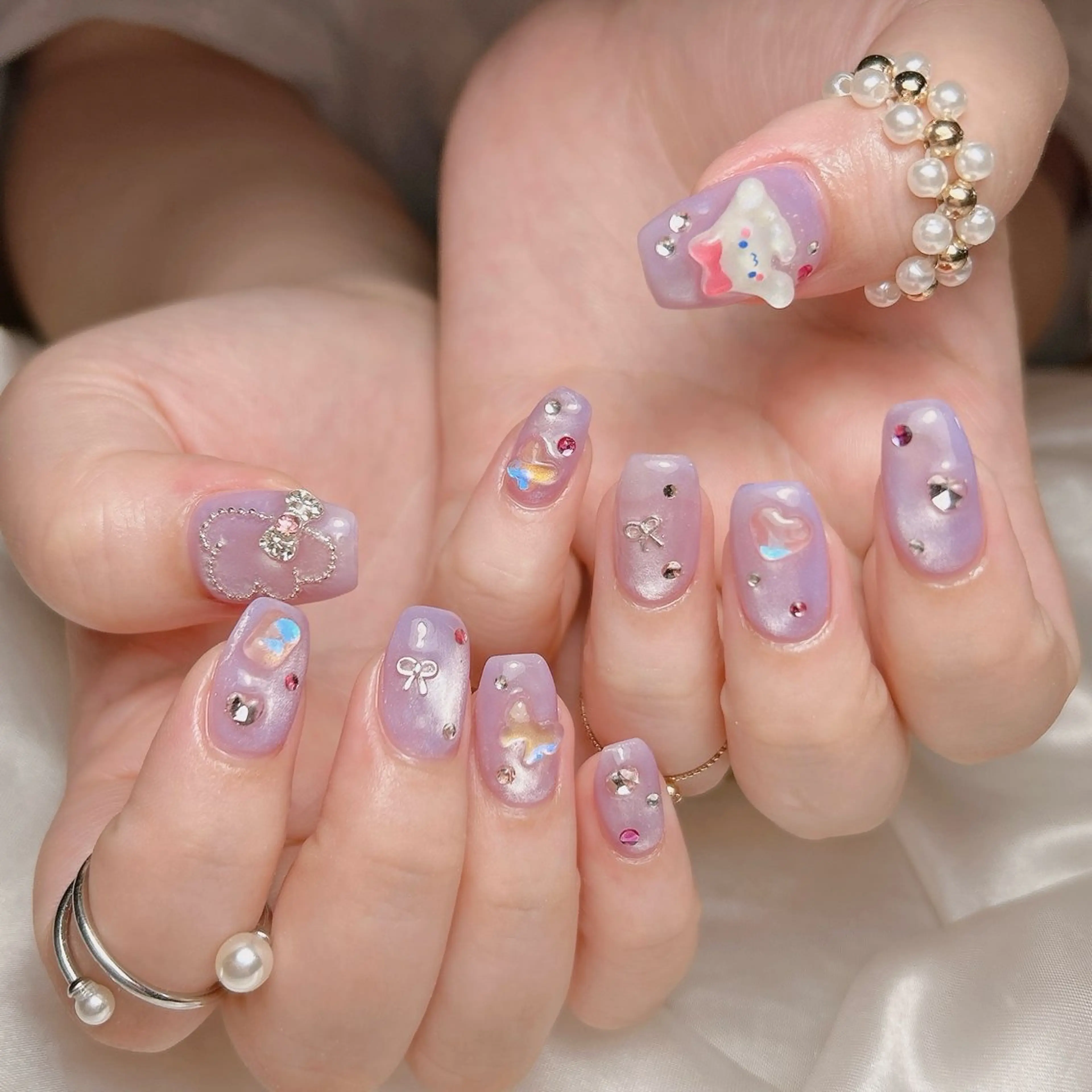 ネイル ハンドネイル junna のぞいてねのネイルデザイン