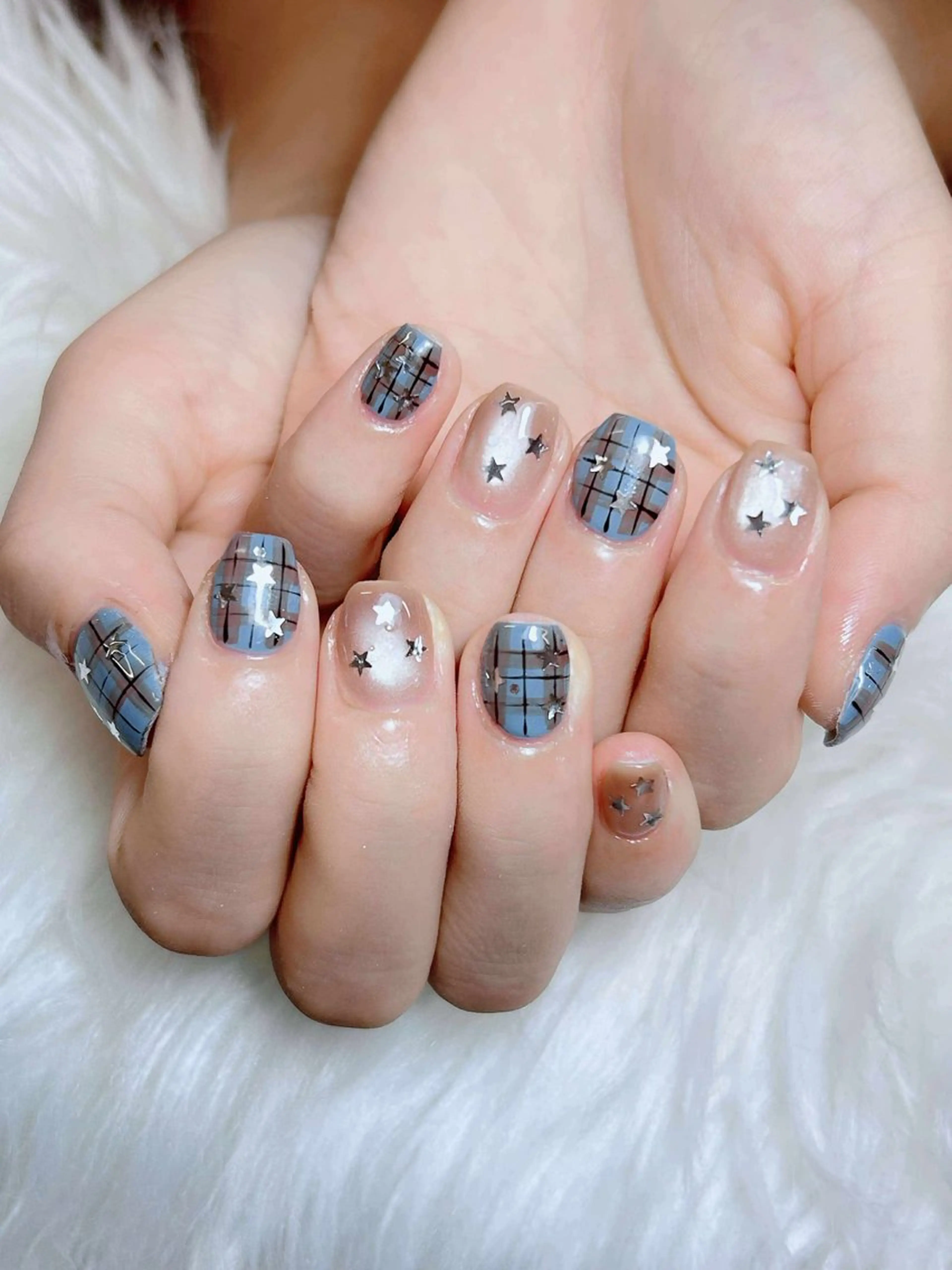 ネイル オーロラネイル チークネイル フットネイル フレンチネイル ハロウィン ハンドネイル Lumi Nail 新大久保3‘のネイルデザイン