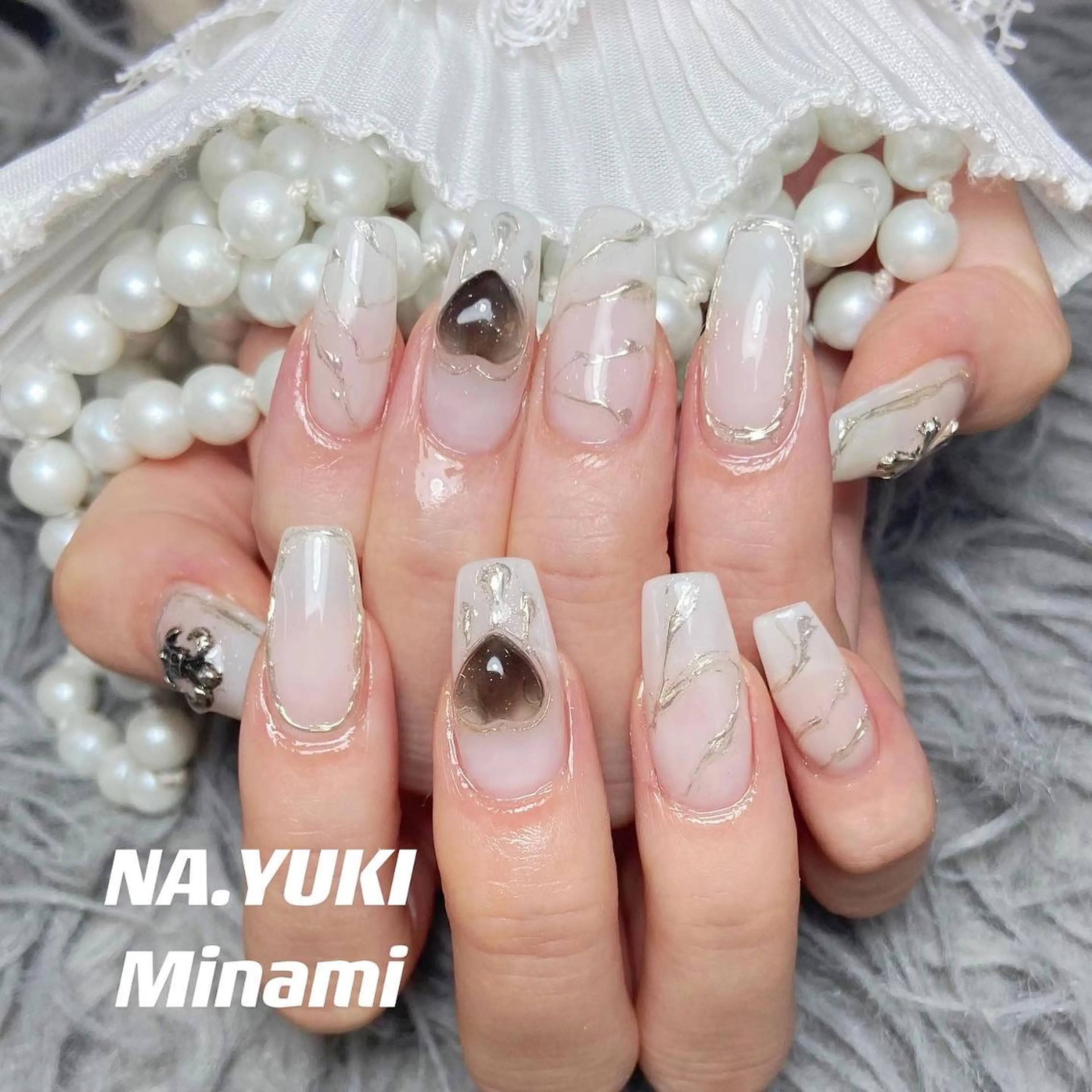ネイル ロング ハンドネイル ハンドケア ナユキNA.YUKI 池袋店のネイルデザイン