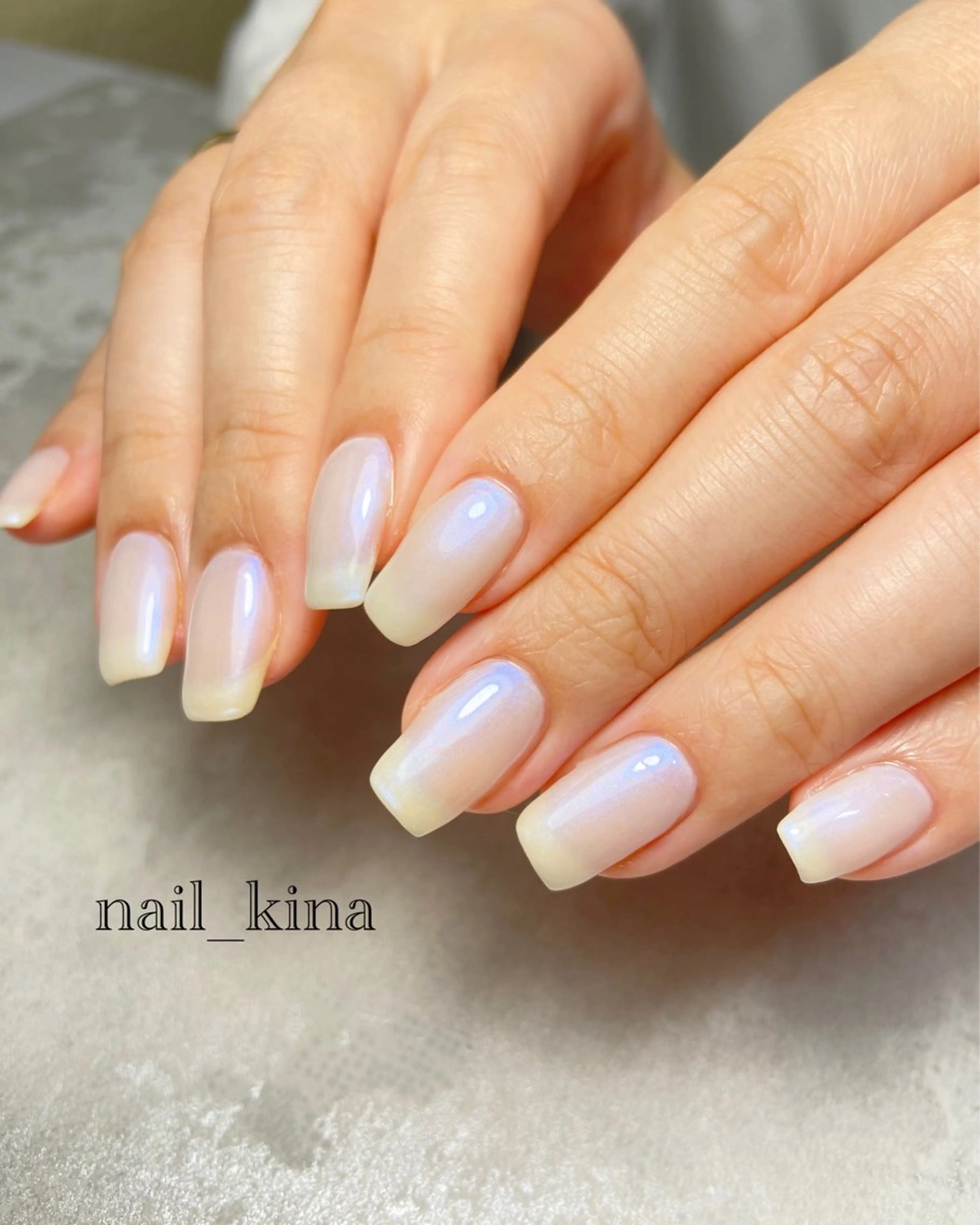 ネイル ワンカラーネイル ハンドネイル nail_ kinaのネイルデザイン