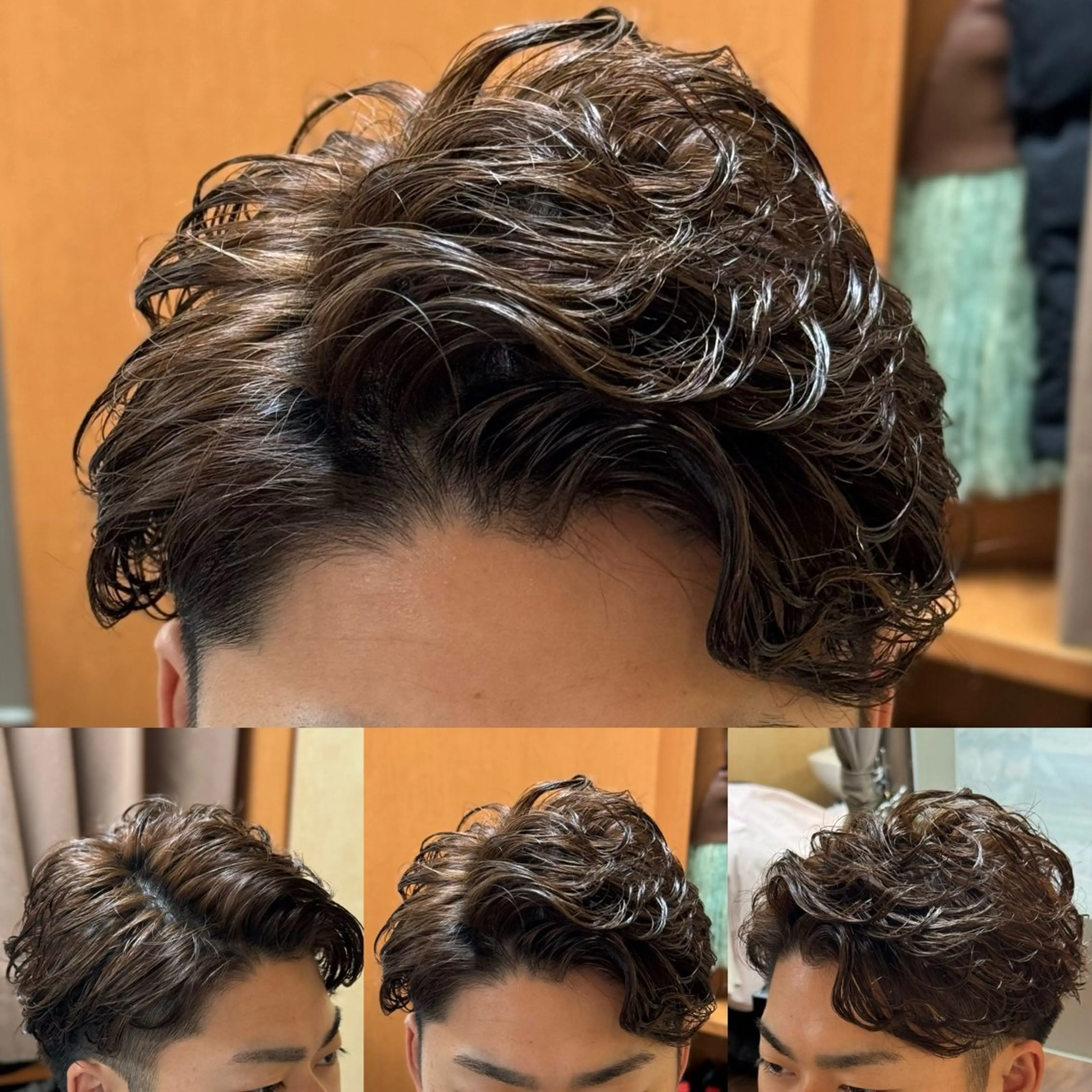 パーマ 阿賀 佑季のヘアスタイル