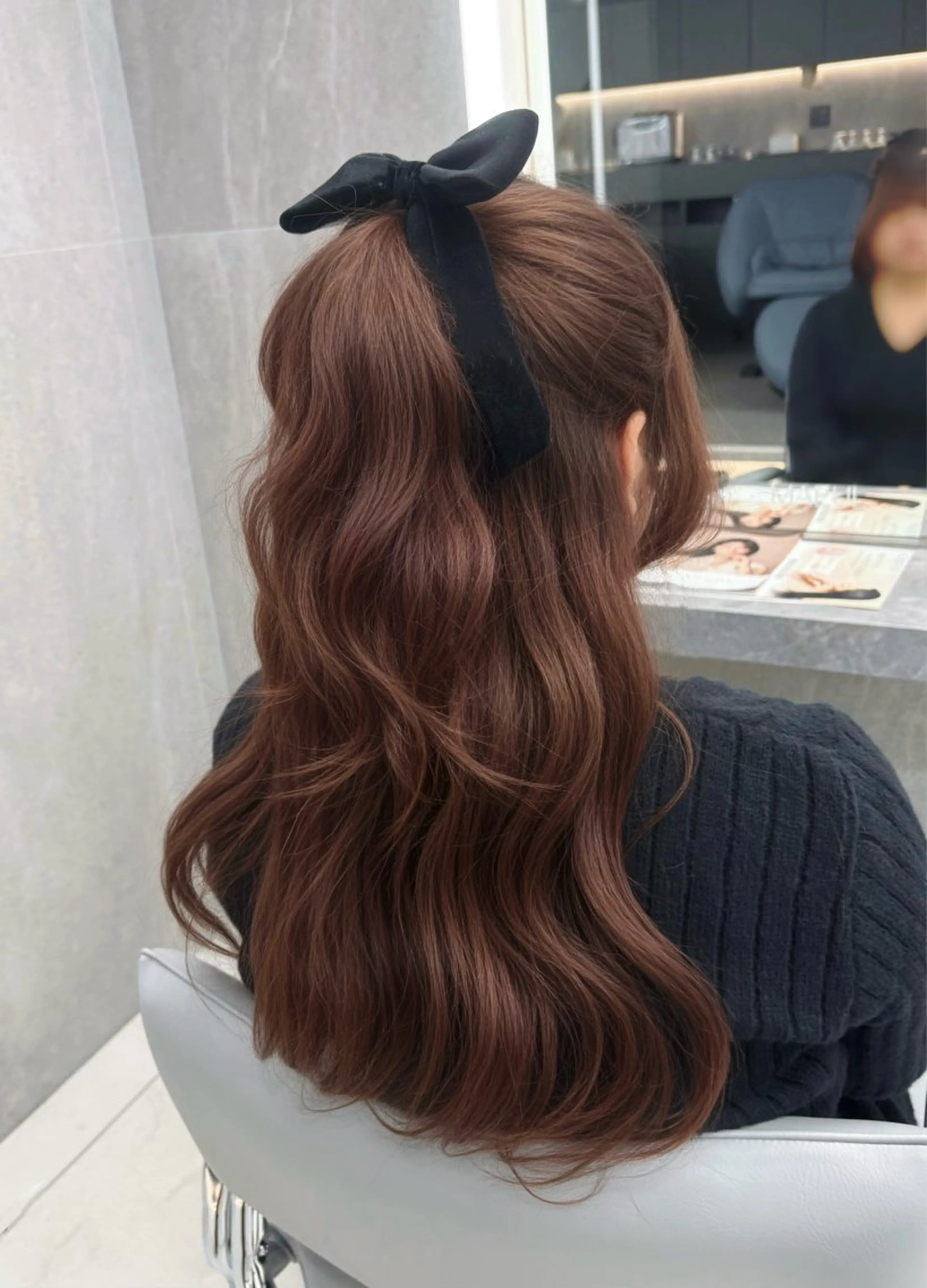 ロング ヘアセット 栄/レイヤー/ 津野 こころのヘアスタイル