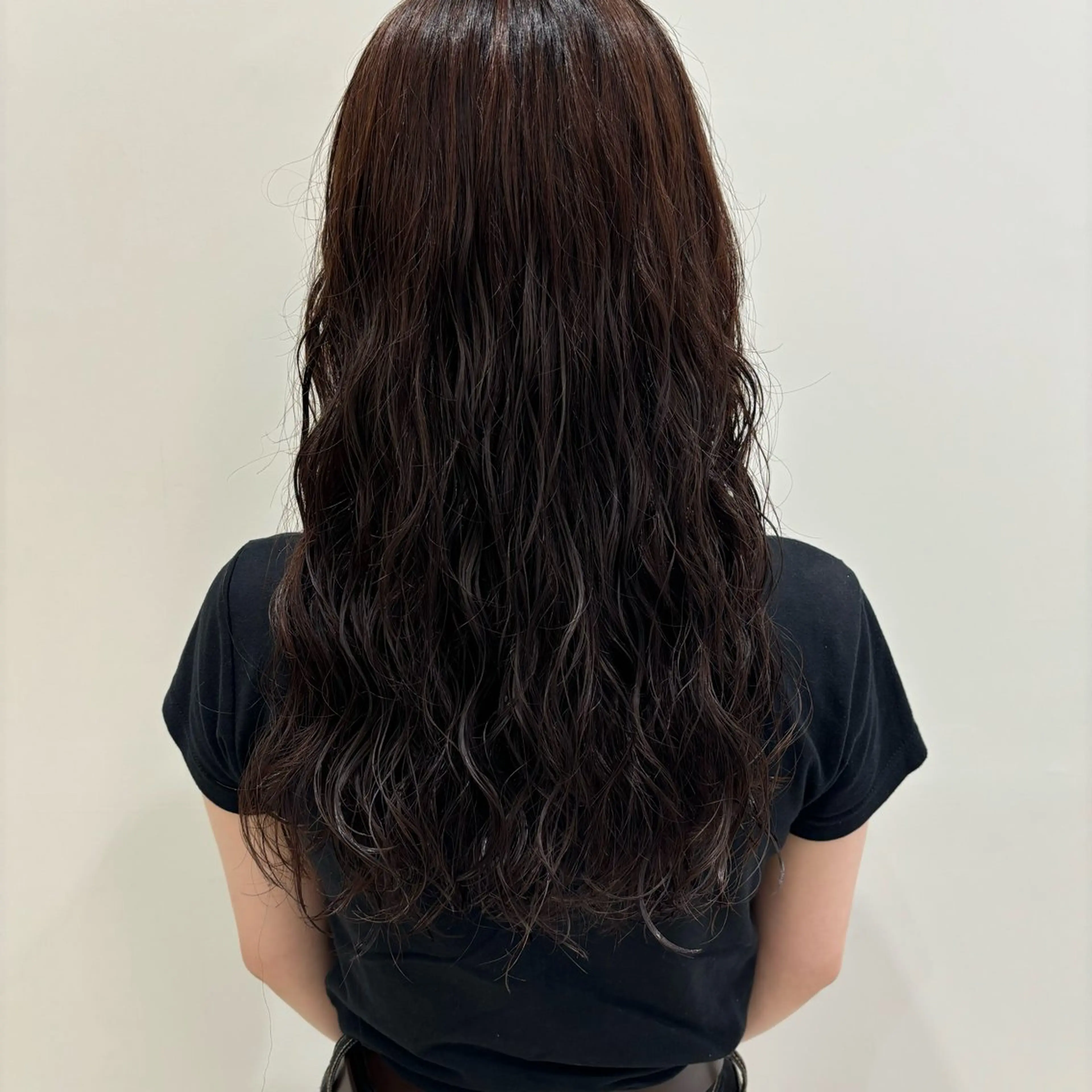 ロング パーマ パーマ salowin SHIBUYA me+店所属・kasumi/渋谷/ パーマのヘアスタイル
