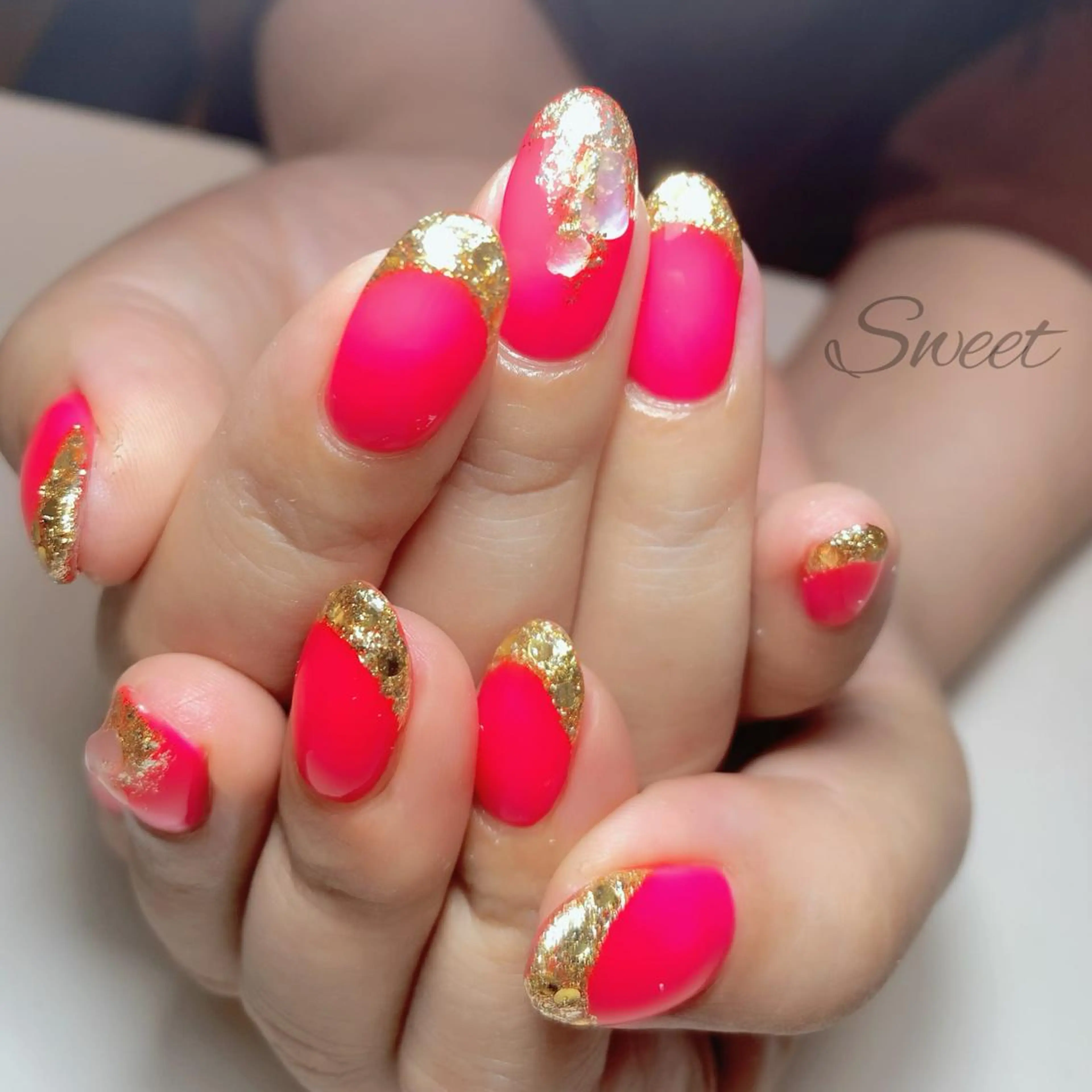 ネイル sweet 仲野陽子のネイルデザイン