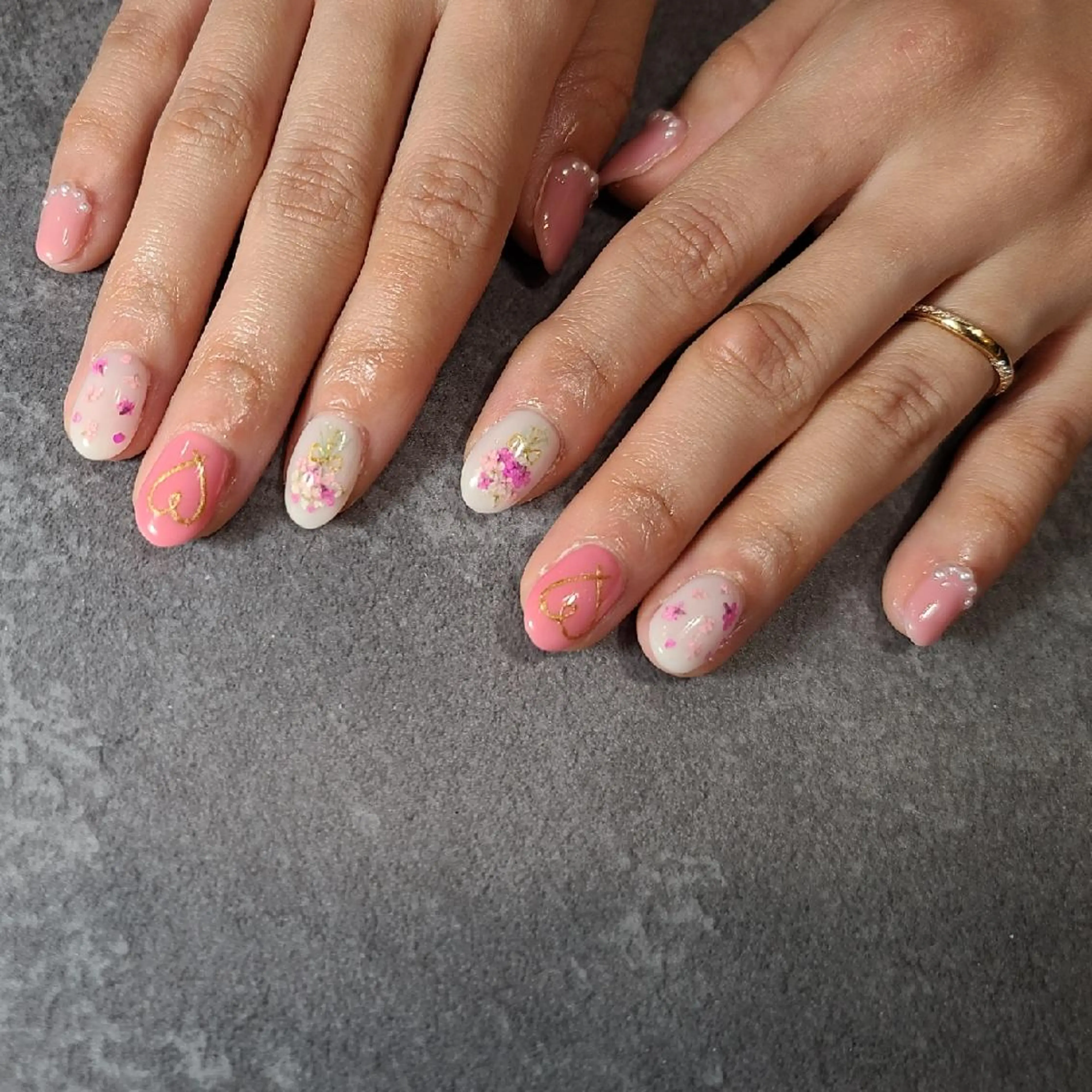 ネイル フラワーネイル ハンドネイル NOGUCHI  KANAのネイルデザイン