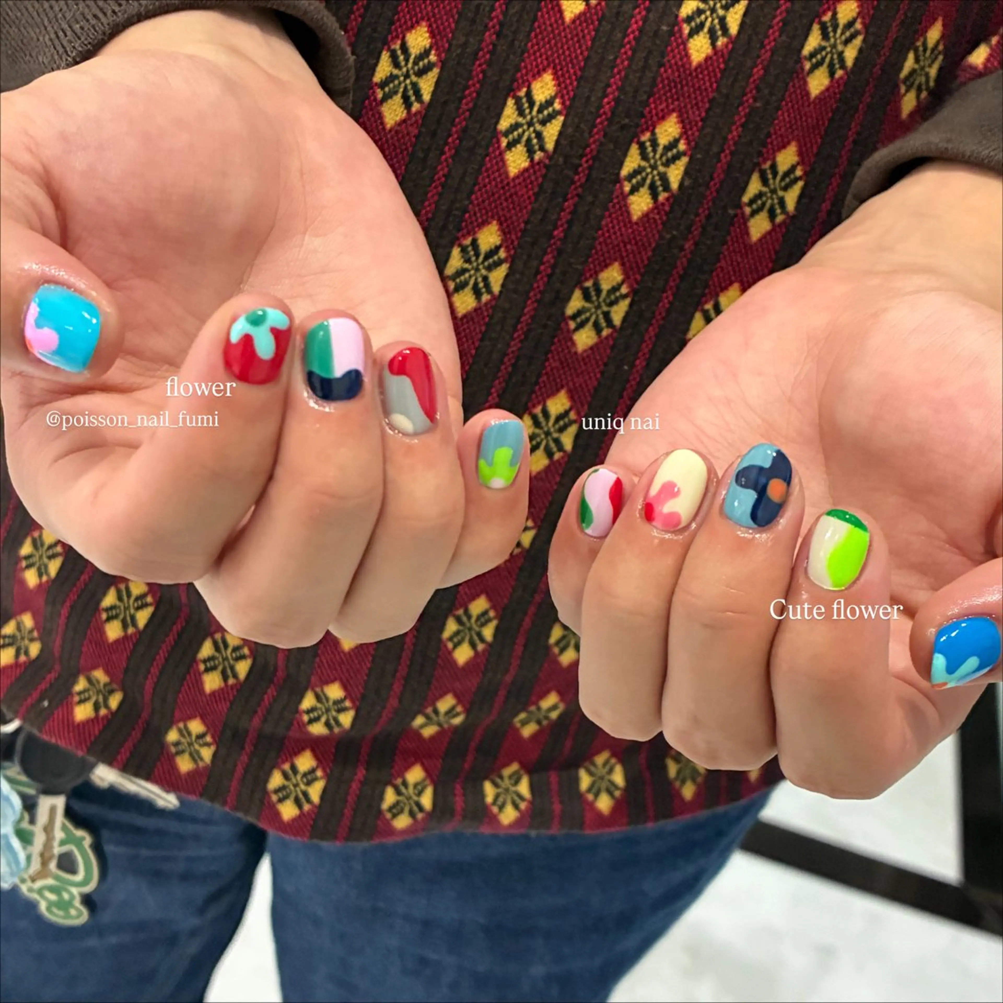 ネイル Fumi ポップ/ナチュラルのネイルデザイン