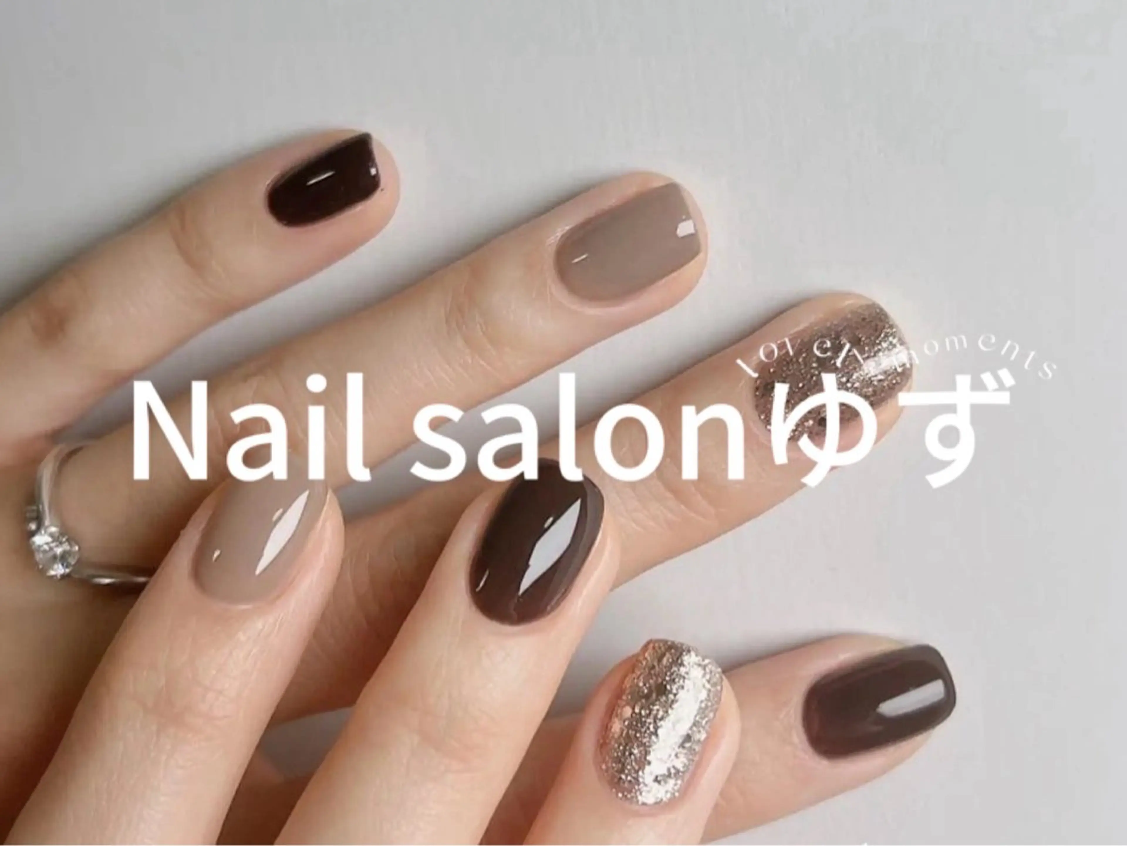 ネイル オーロラネイル フレンチネイル ジェルネイル ガラスフレンチ 韓国ネイル ハンドネイル ネイルサロン ゆずのネイルデザイン