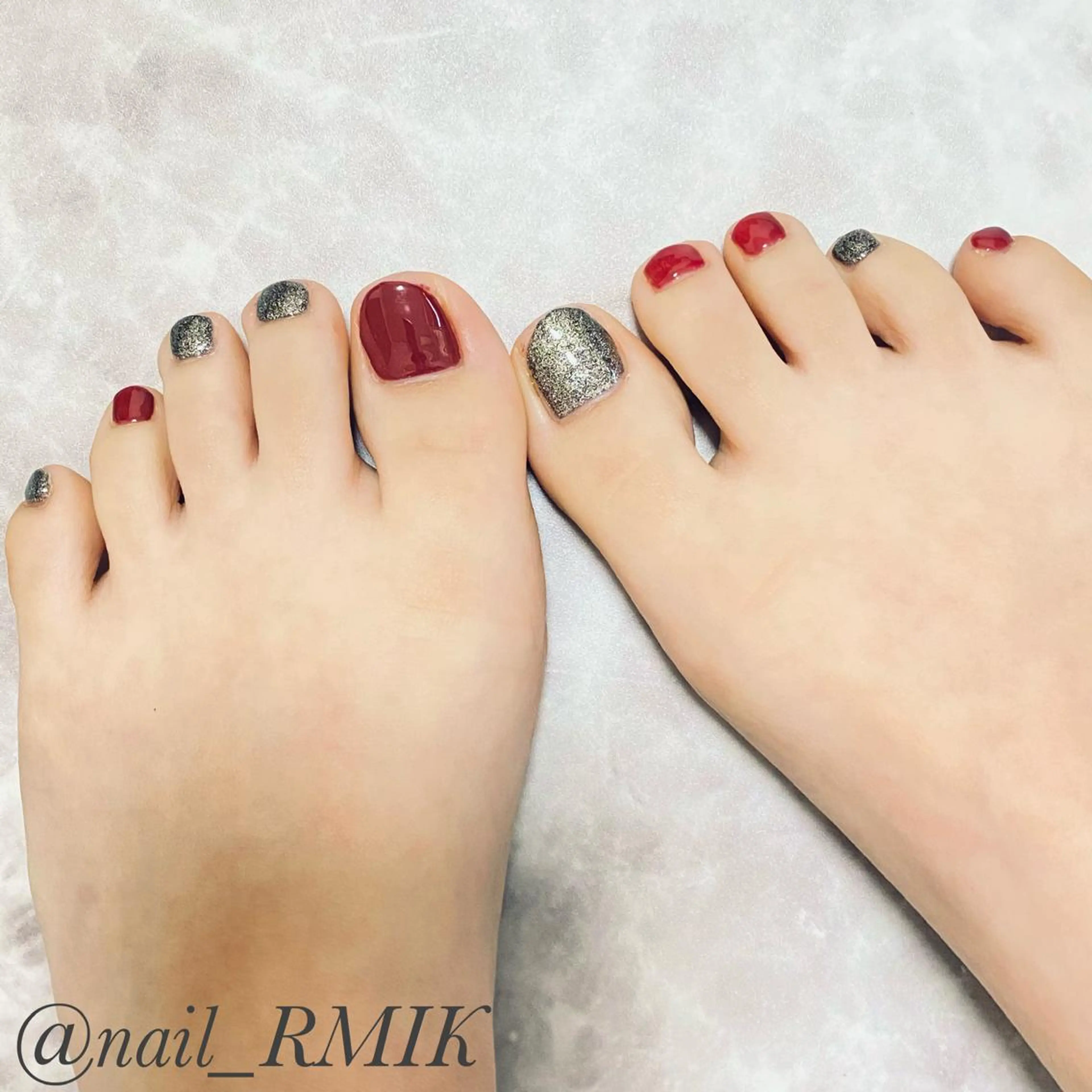 ネイル フットネイル nailsalon RMIKのネイルデザイン