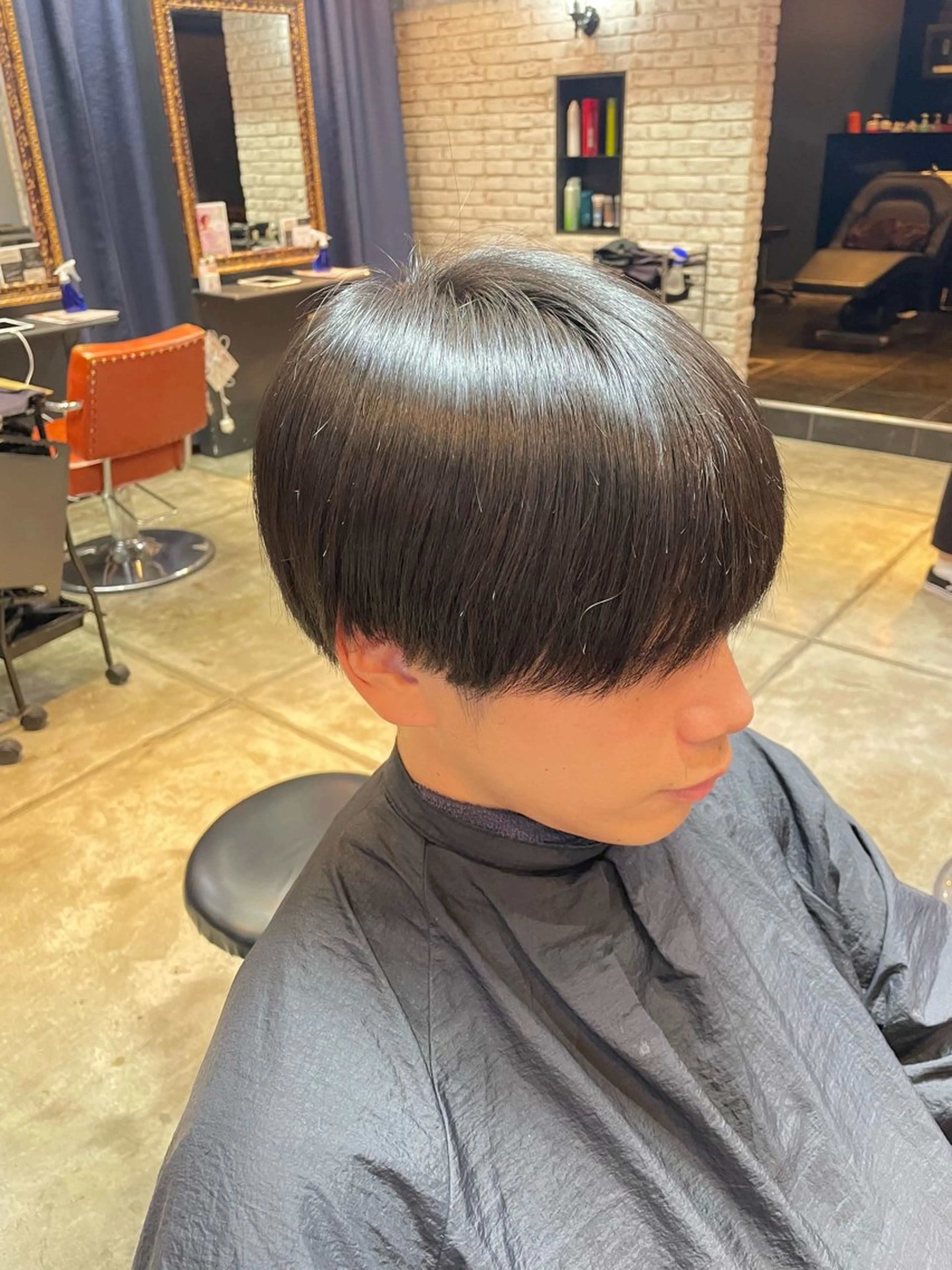 ショート メンズ マッシュ カット 縮毛矯正 メンズ特化 /KAKERUのヘアスタイル