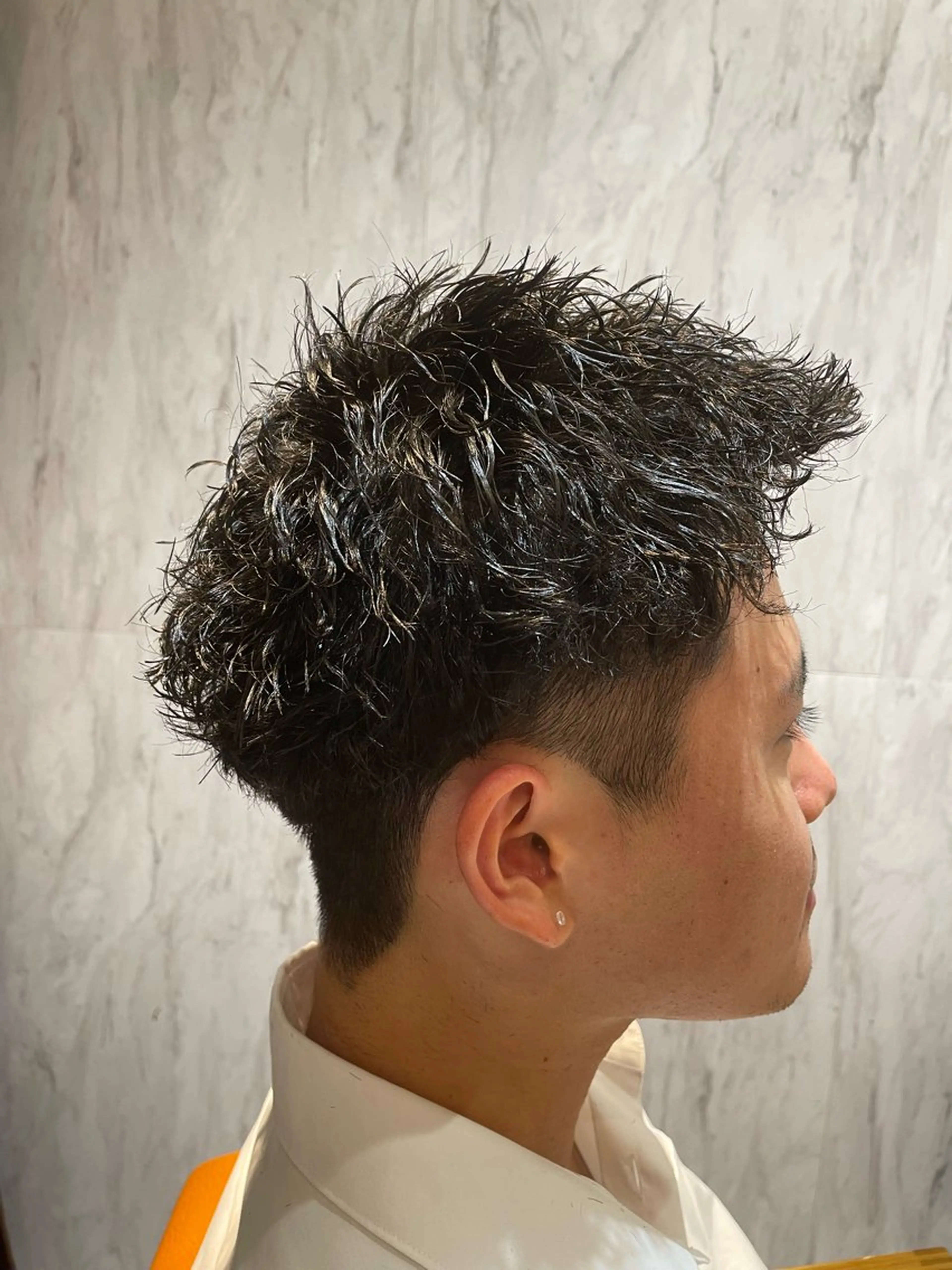 ショート パーマ メンズ カット パーマ トリートメント 下村 琉弥のヘアスタイル