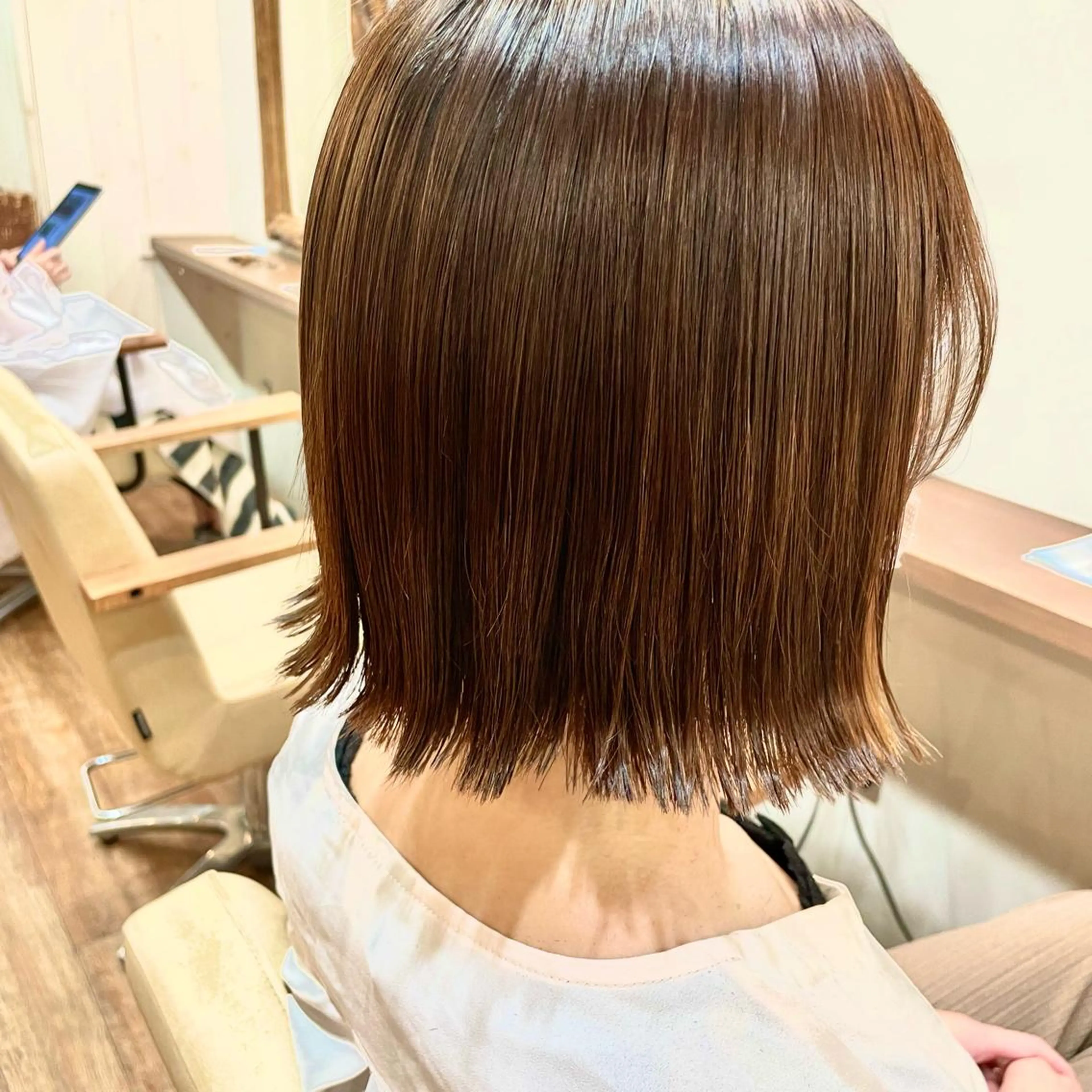 ショート 外ハネヘア ふるはし みなのヘアスタイル