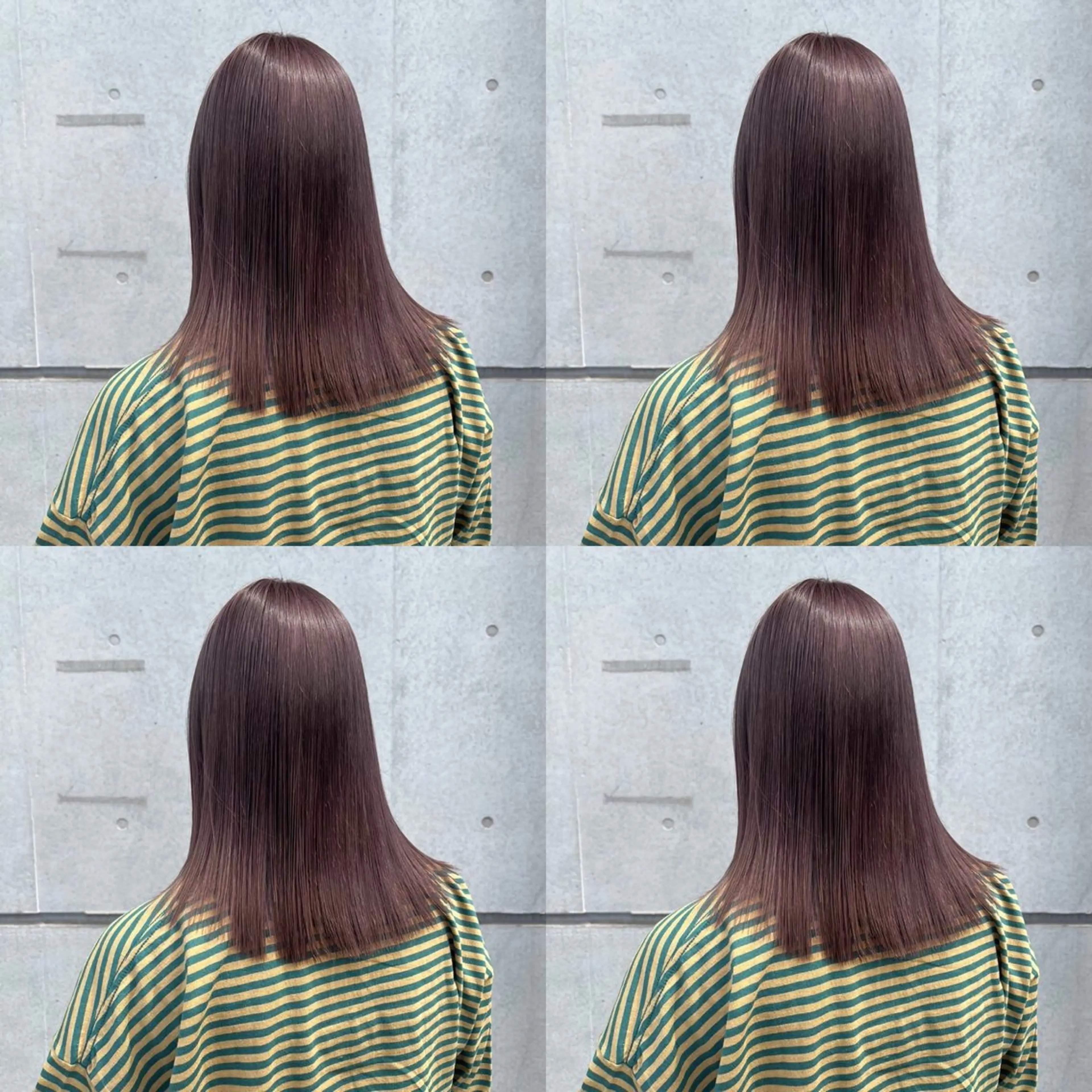セミロング カラー ヘアカラー トリートメント 🎀韓国ヘア/ 髪質改善 このは🎀のヘアスタイル