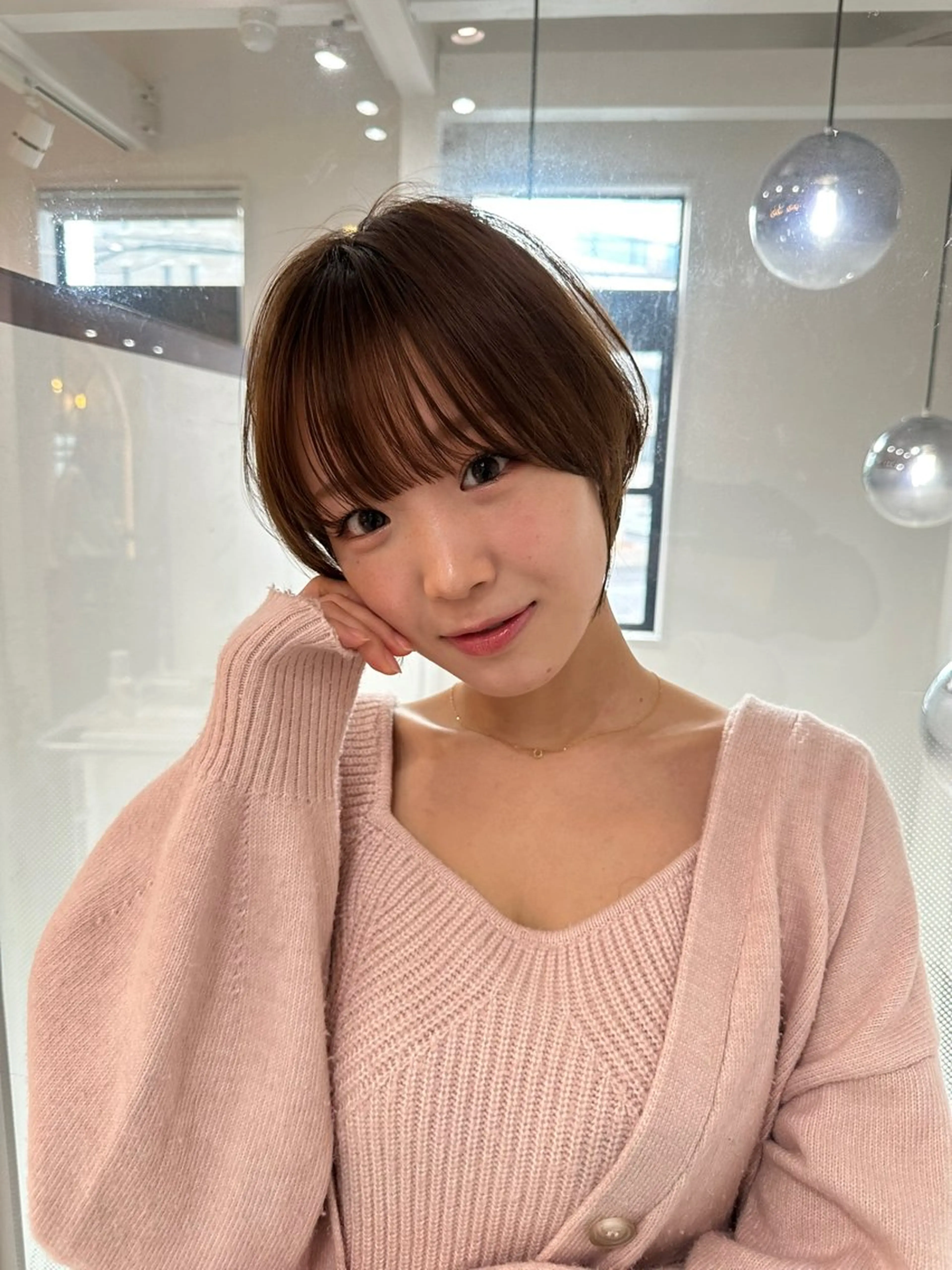 ショート ショートヘア 小顔カット カット ヘアカラー トリートメント ヘッドスパ 遠藤大雅 ショート /韓国ボブ🌈のヘアスタイル