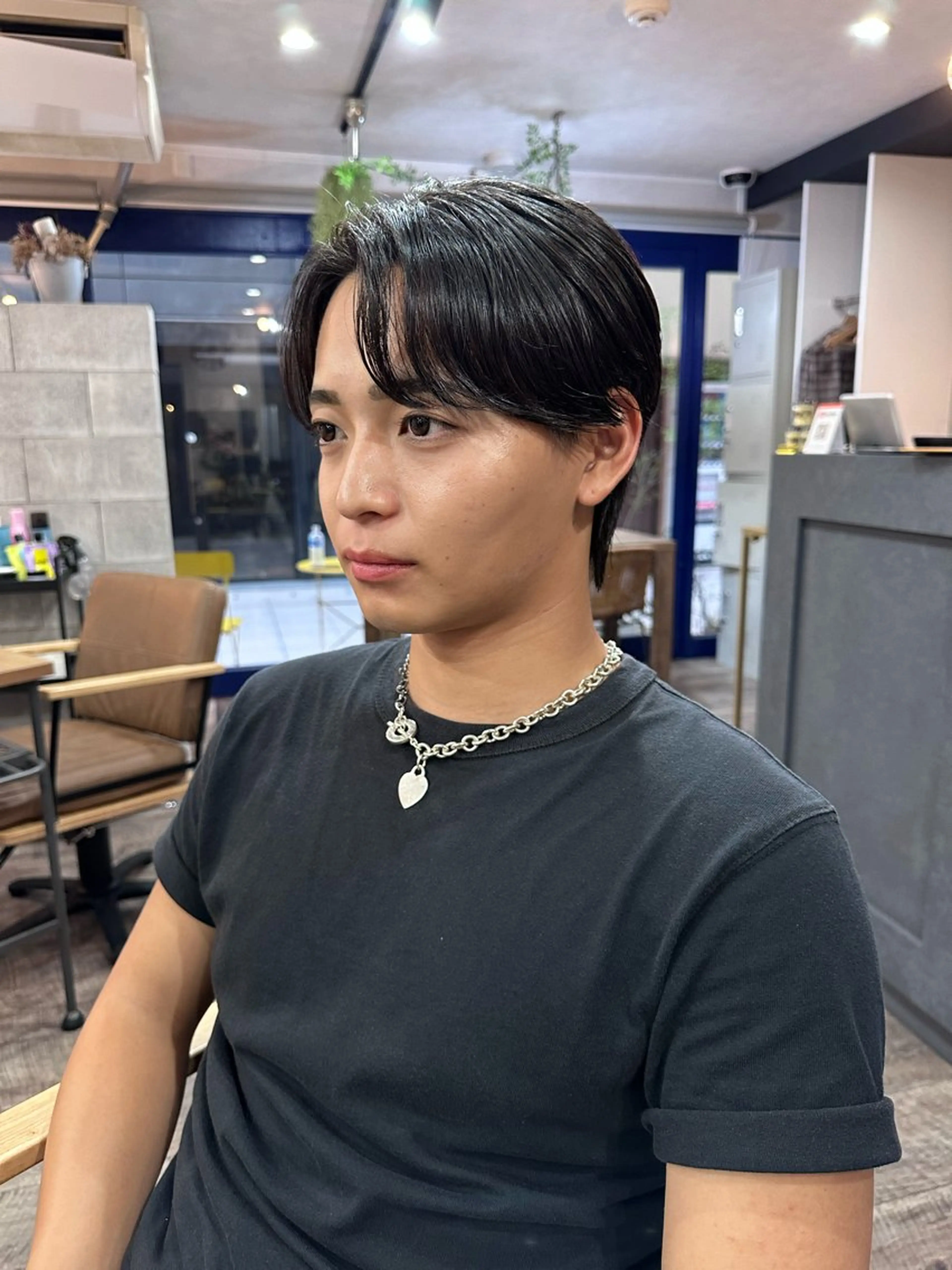 ショート 縮毛矯正 カット 縮毛矯正 t.hair垂門真吾 曲がる縮毛矯正/ボブのヘアスタイル