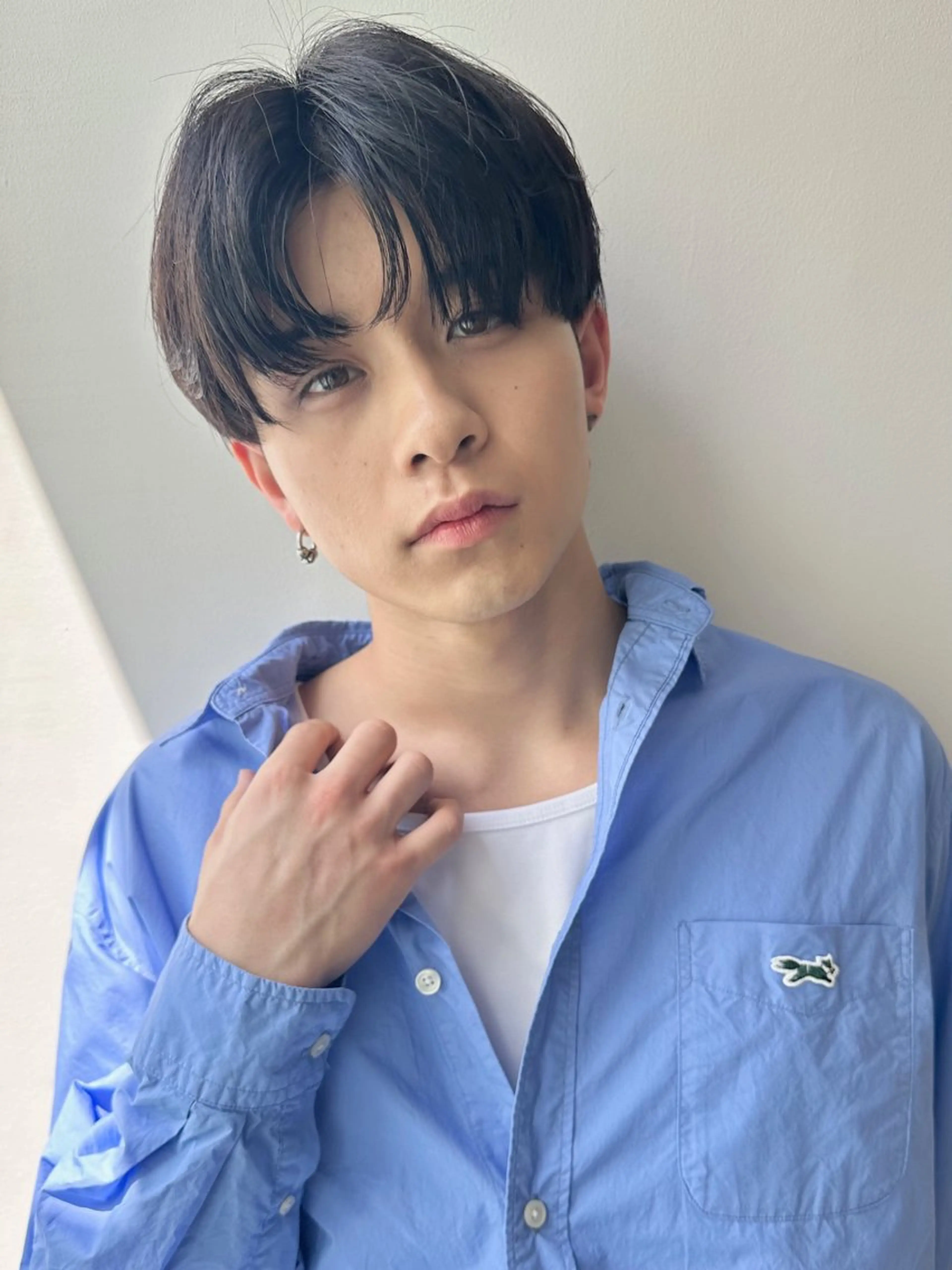 パーマ メンズ カット パーマ 増渕 駿介のヘアスタイル