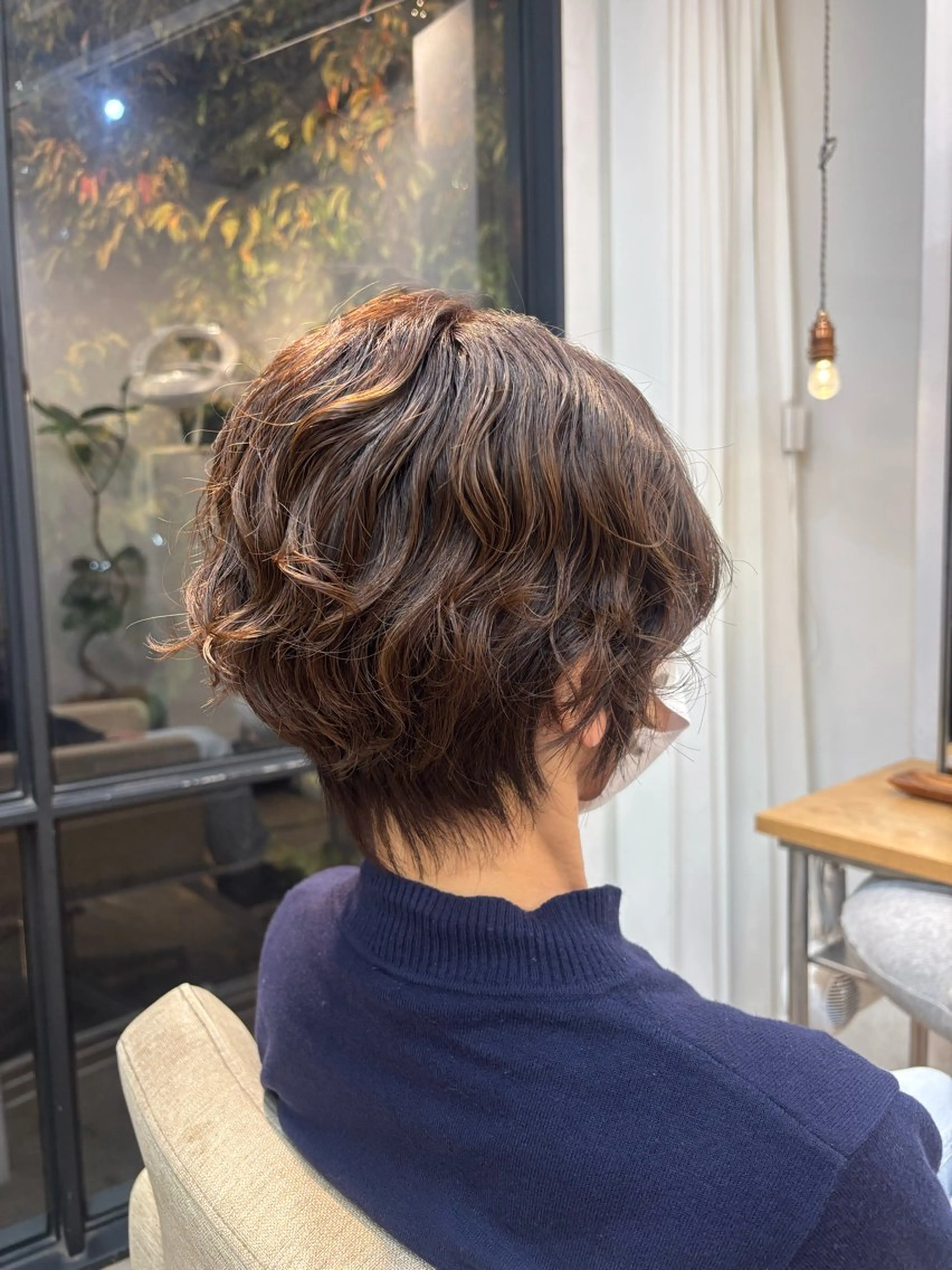 ショート パーマ カット パーマ メンズパーマ /大阪/福島駅/りなのヘアスタイル