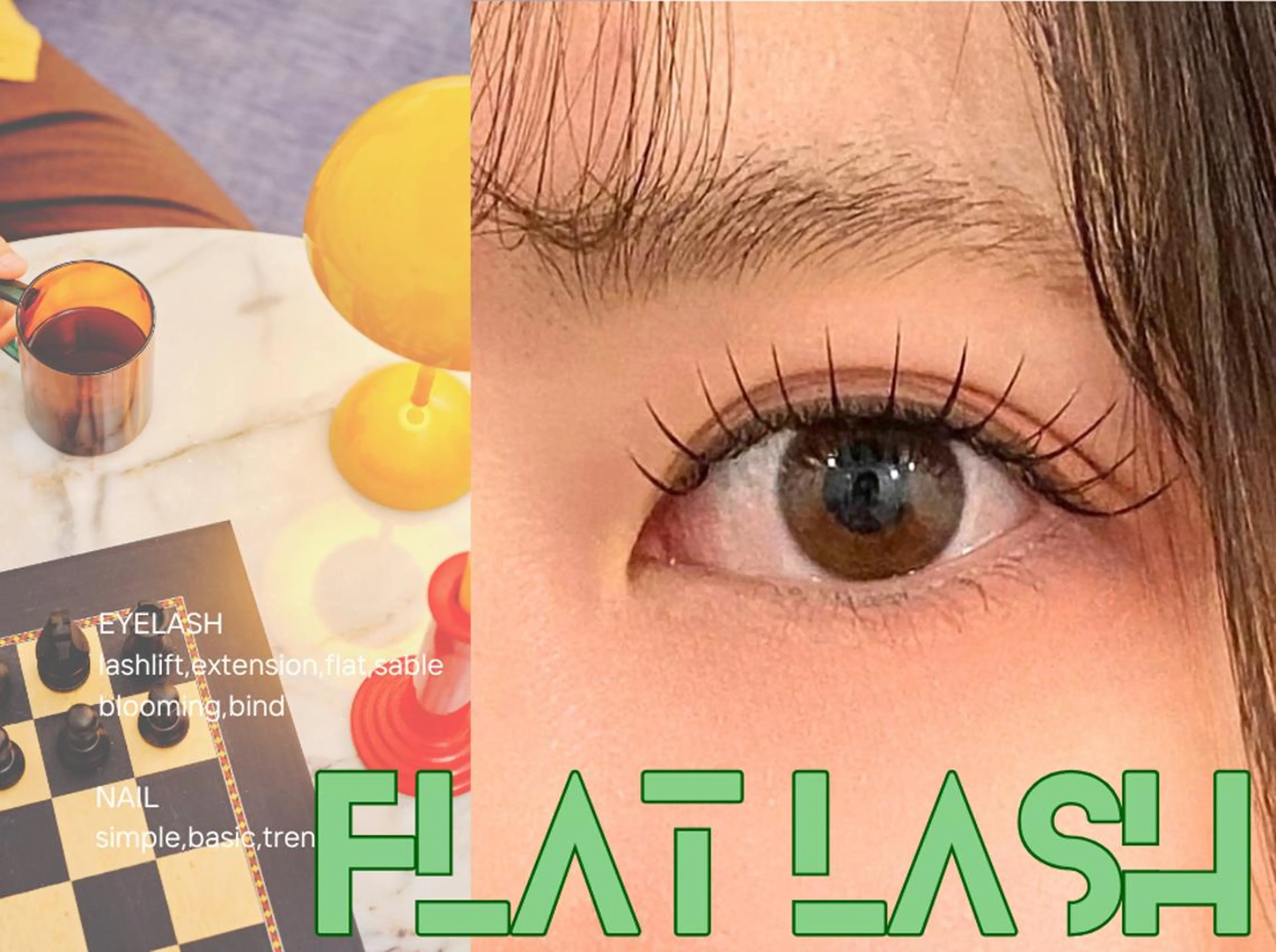 【ナチュラル盛れ☆】フラットラッシュ100本 7490→6490の写真