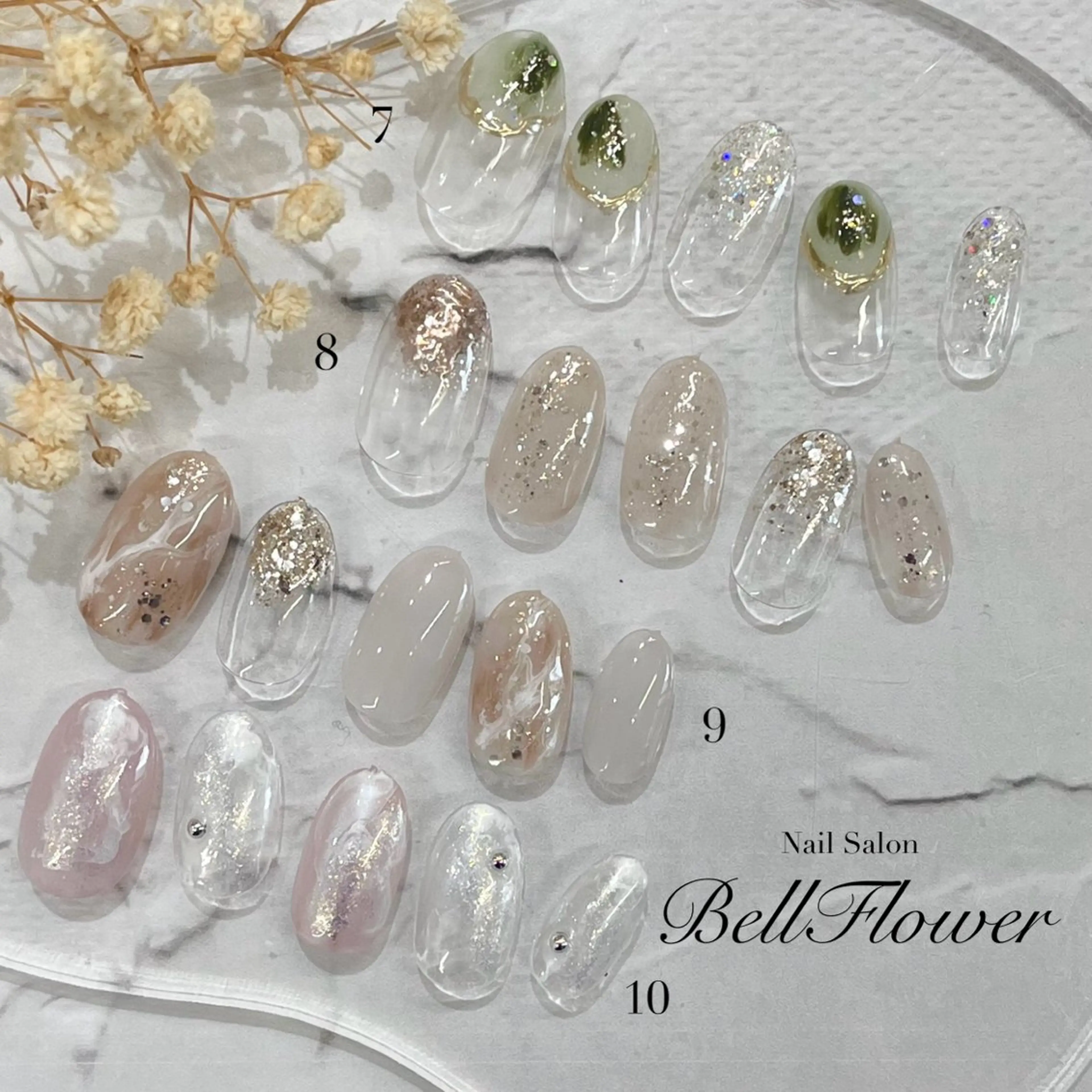 ネイル ハンドネイル BellFlower Kyokoのネイルデザイン