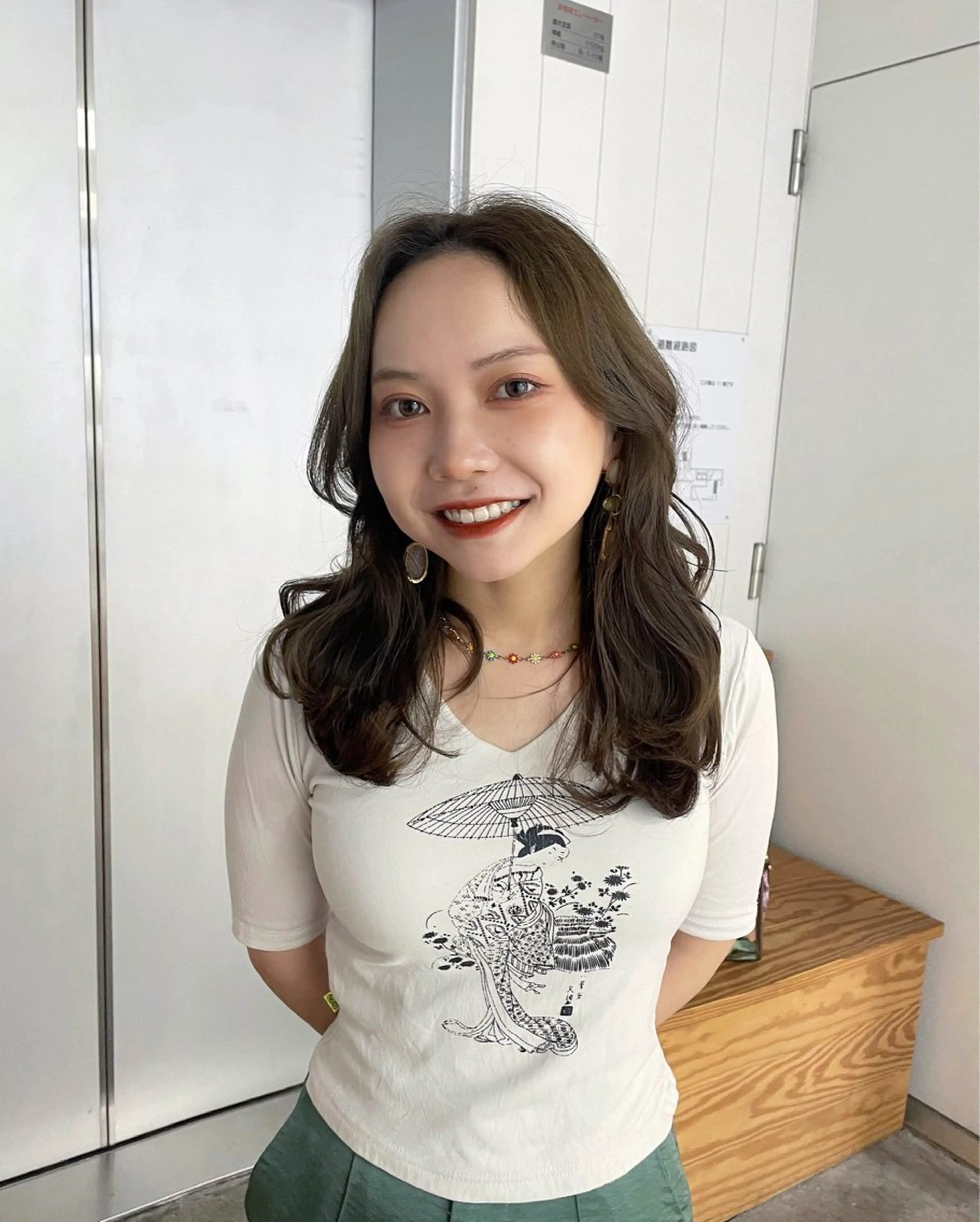 ロング カラー ALBUM銀座‪‪ RURUKA‪‪❤︎のヘアスタイル