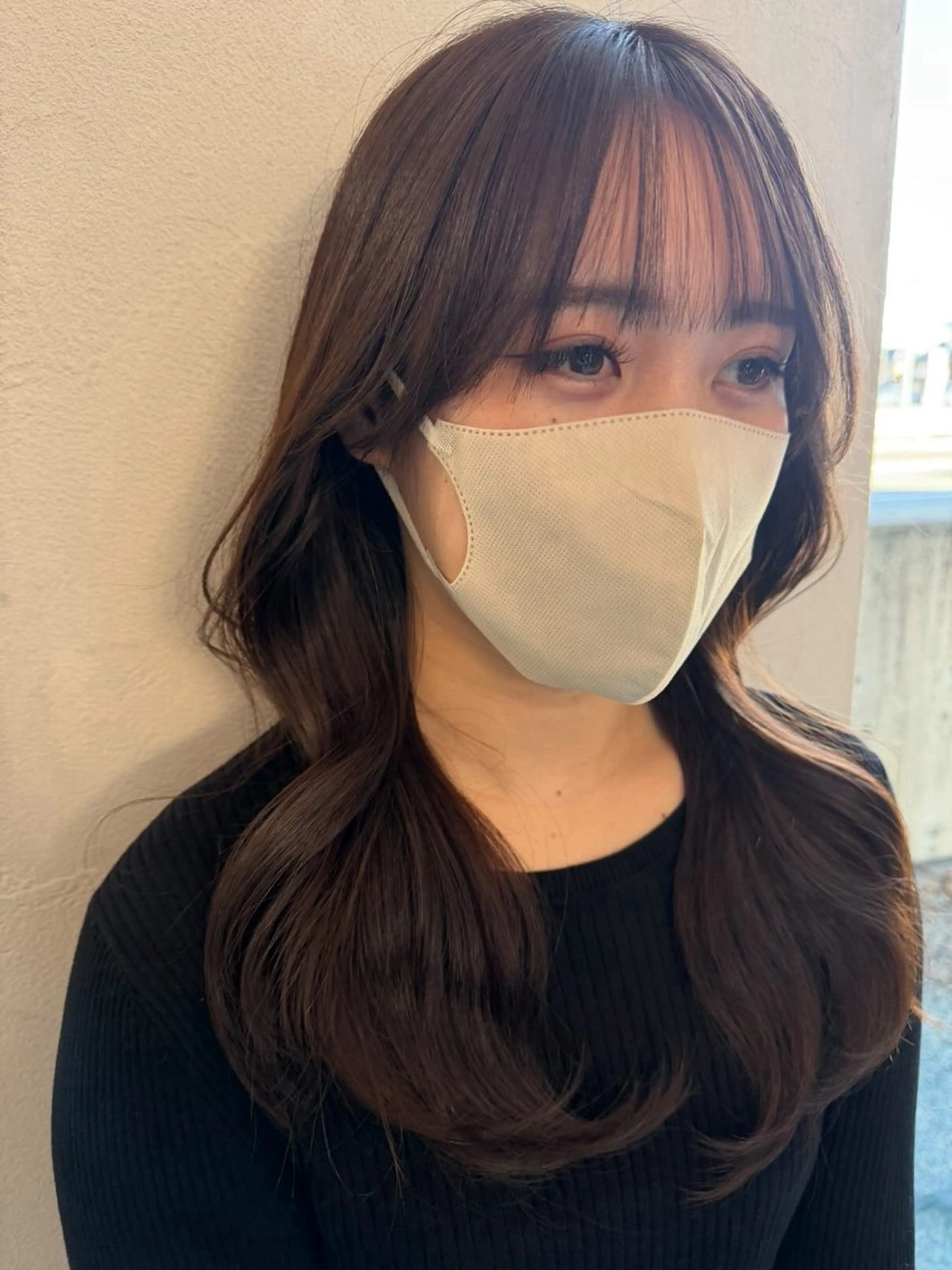 ロング カット ヘアカラー トリートメント 剣持友希/ifh iizuka/高崎のヘアスタイル