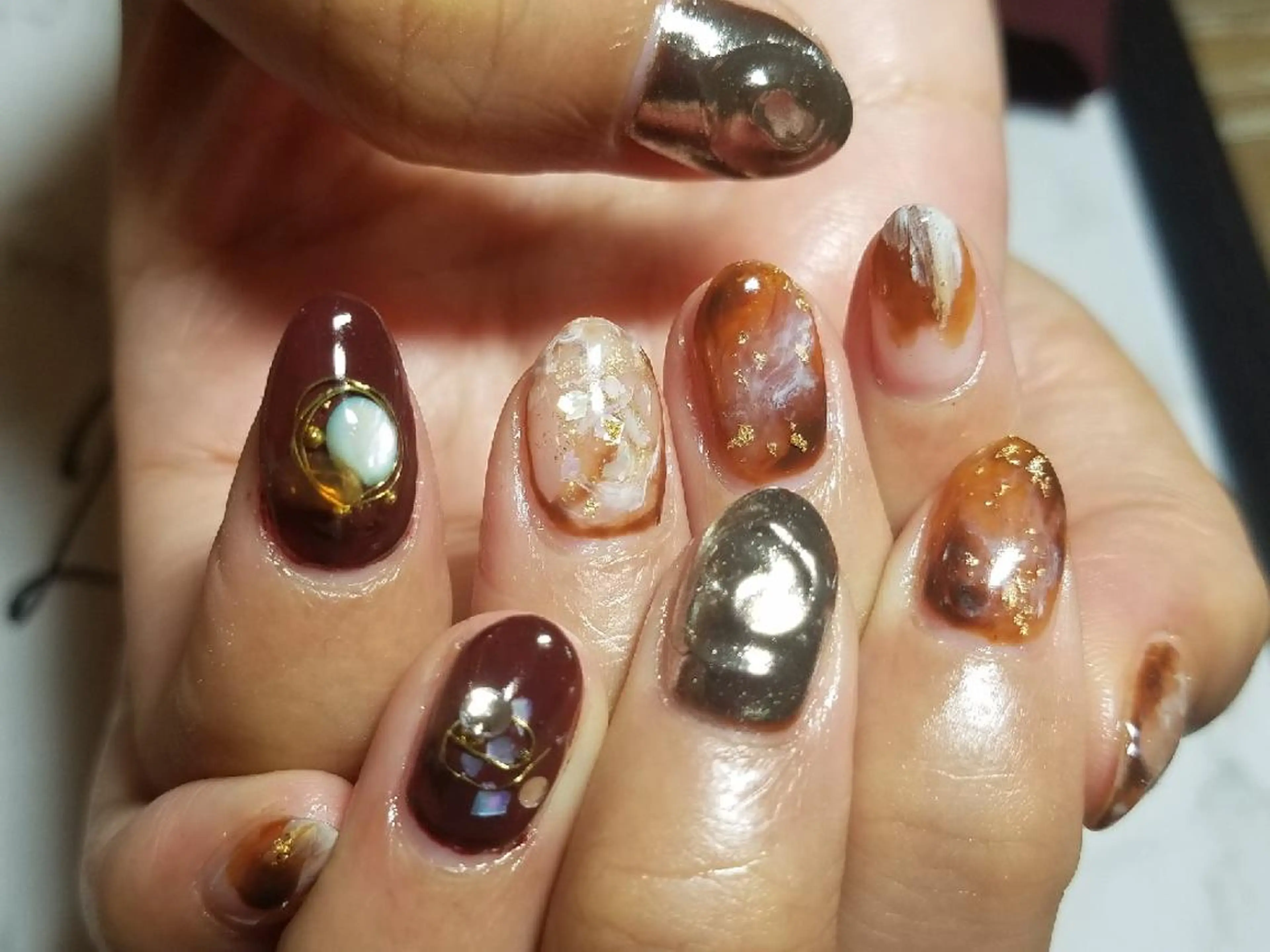 ネイル ニュアンスネイル JuniNail韓国 ネイリストsuのネイルデザイン