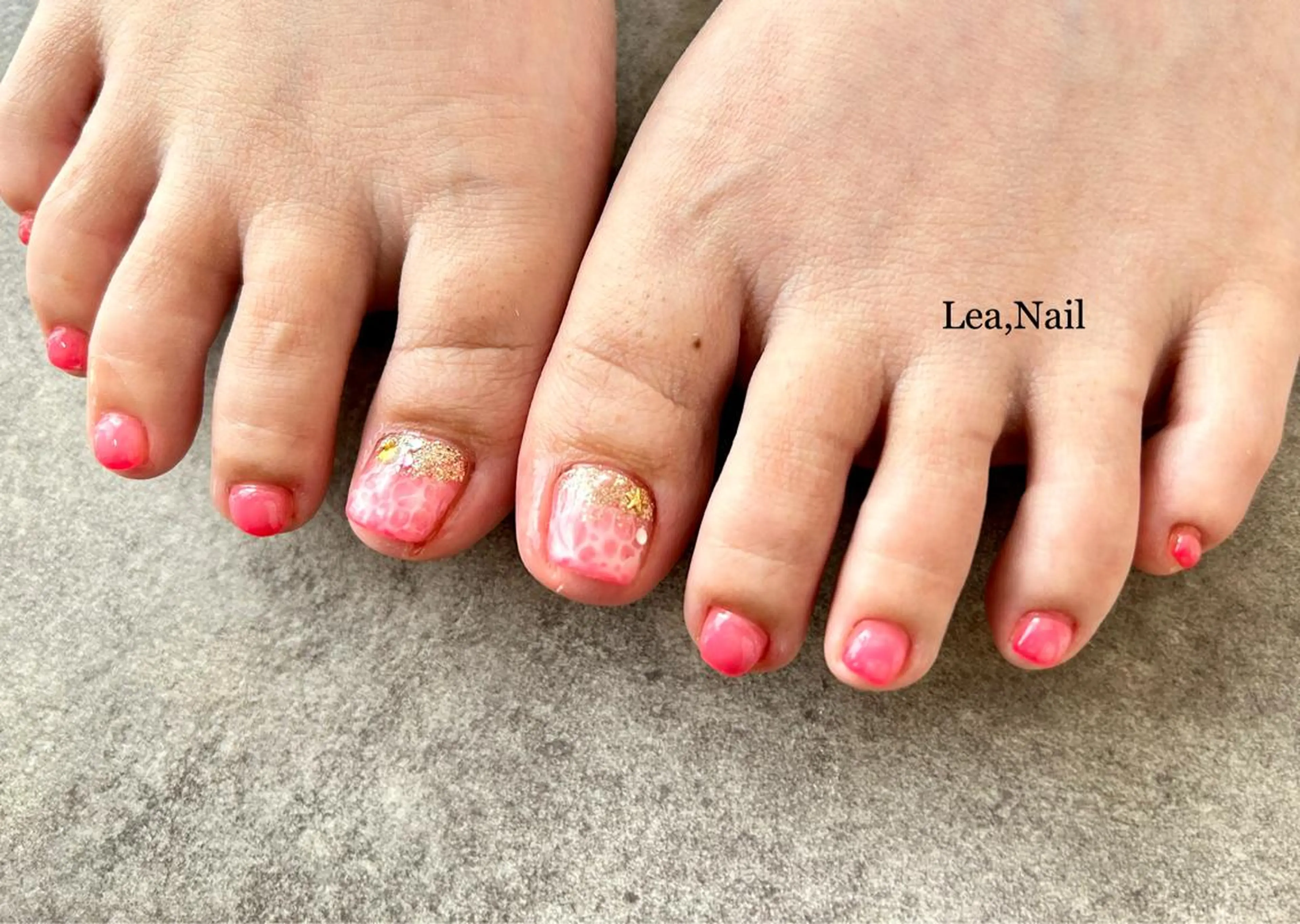 ネイル フットネイル Lea,Nail所属・松橋 愛のネイルデザイン