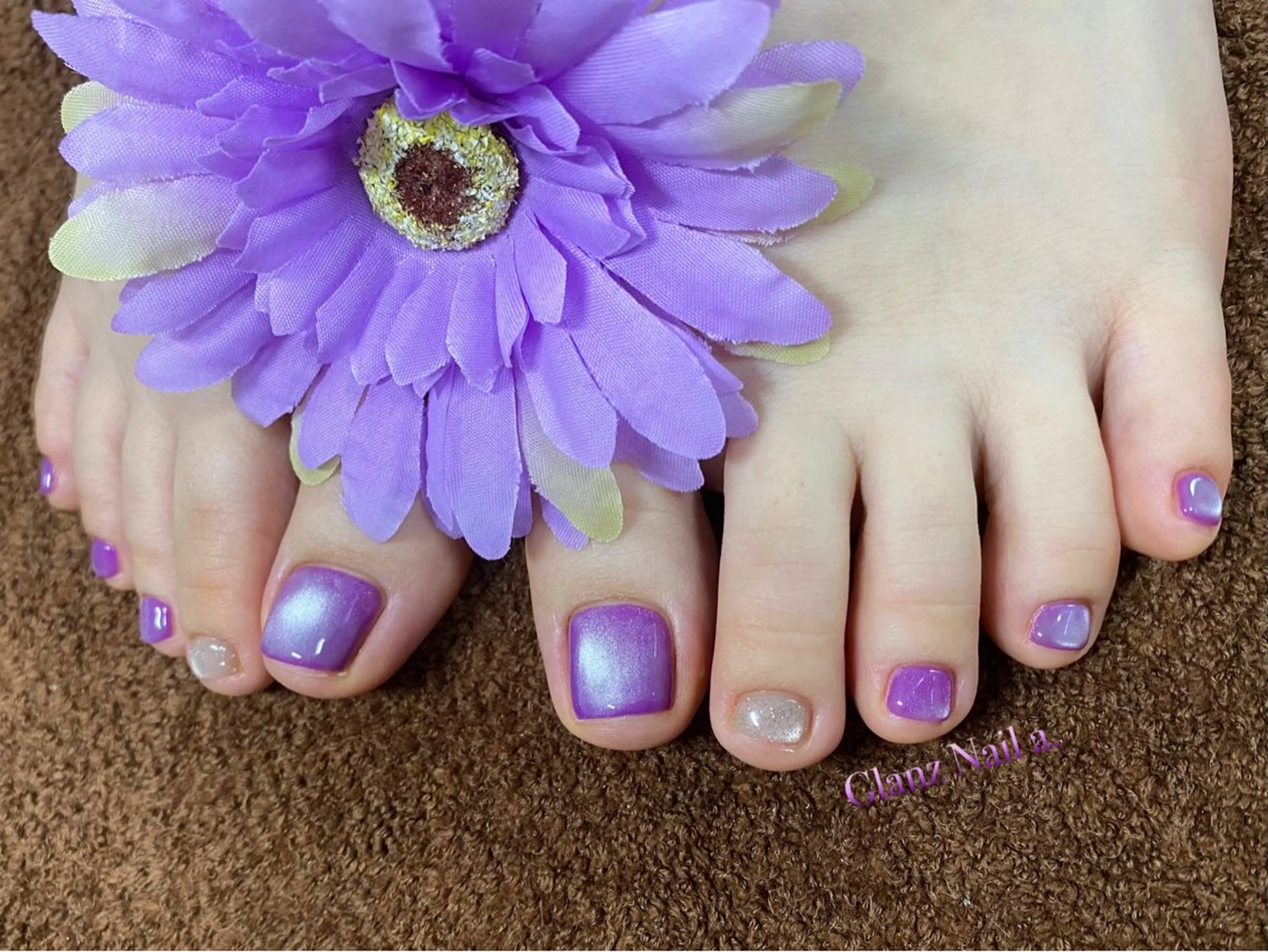 ネイル フットネイル Glanz  Nail aのネイルデザイン