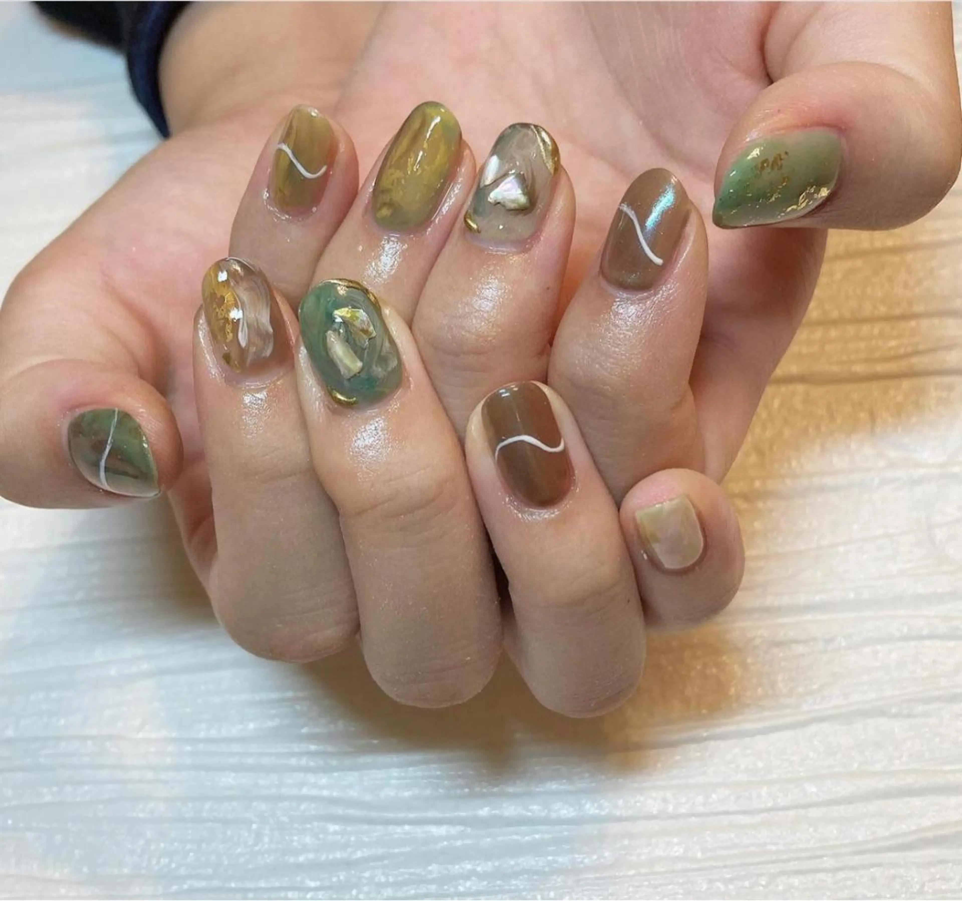 ネイル ﾐﾙﾌｨｰﾕ /Tomoeのネイルデザイン