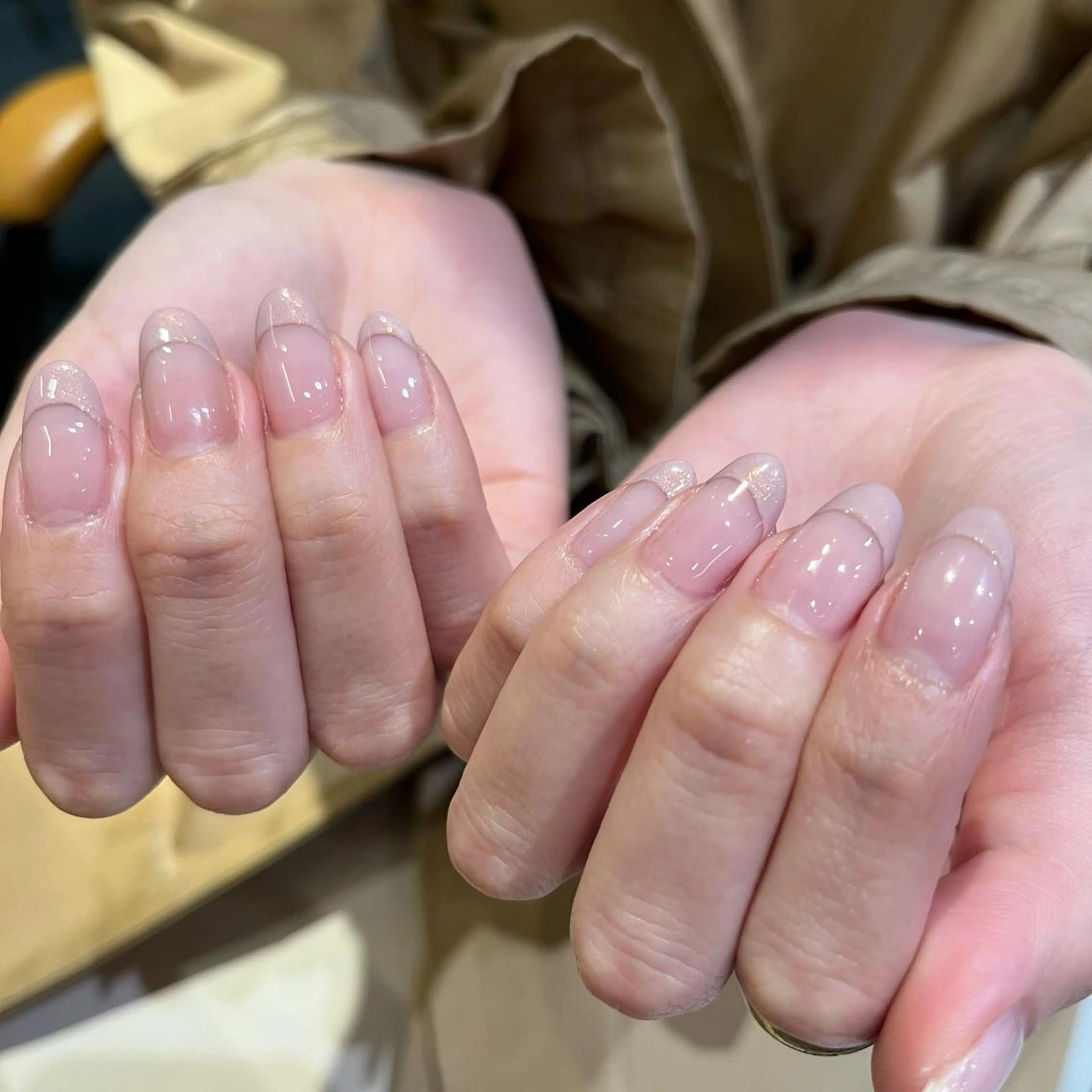 ネイル ラメ(グリッター) ピンク 関谷 真登佳のネイルデザイン