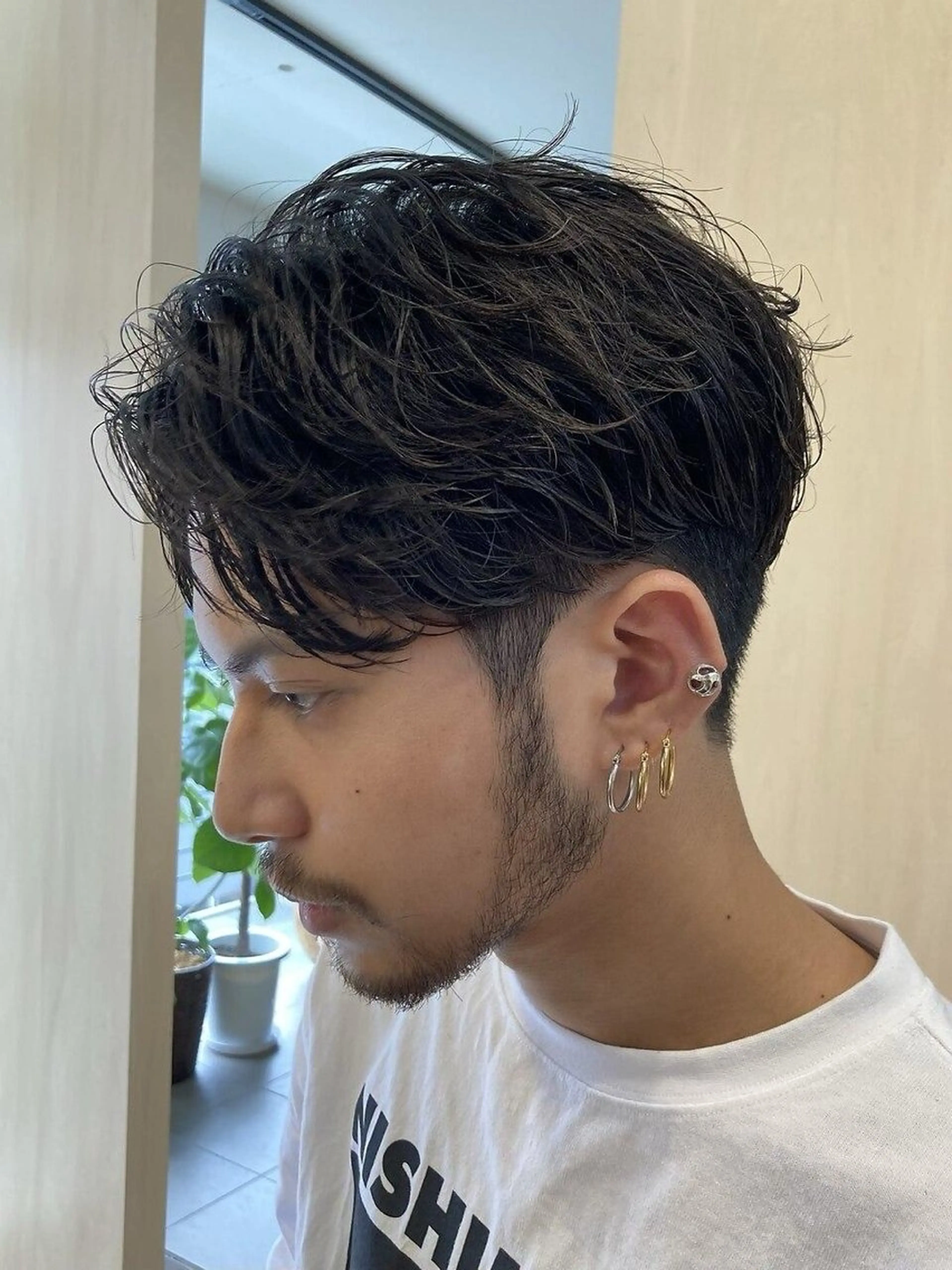 ショート パーマ メンズ 美容師歴6年 fifth前比嘉💥のヘアスタイル