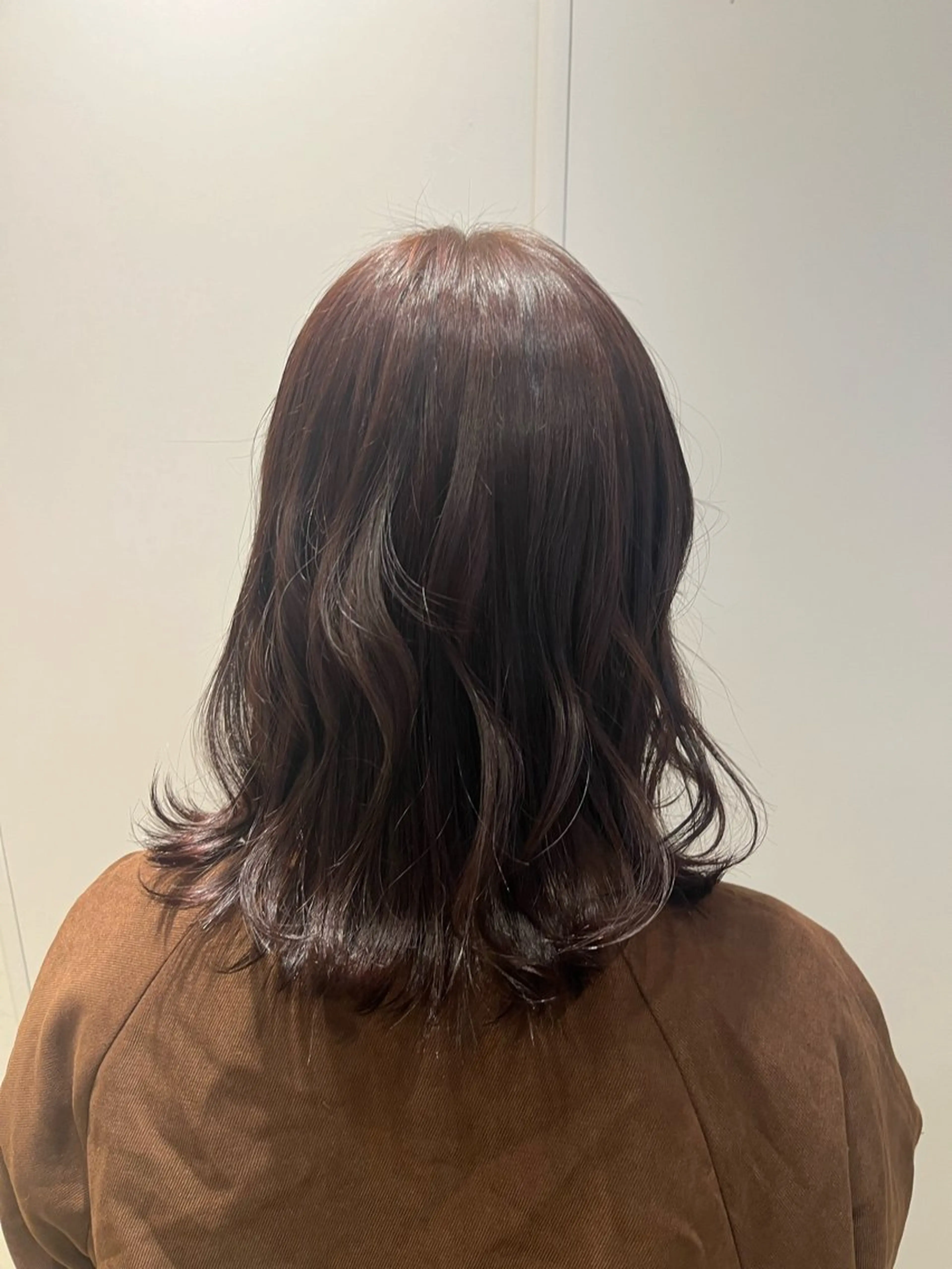 セミロング カラー ブラウンカラー 吉松 大輝のヘアスタイル