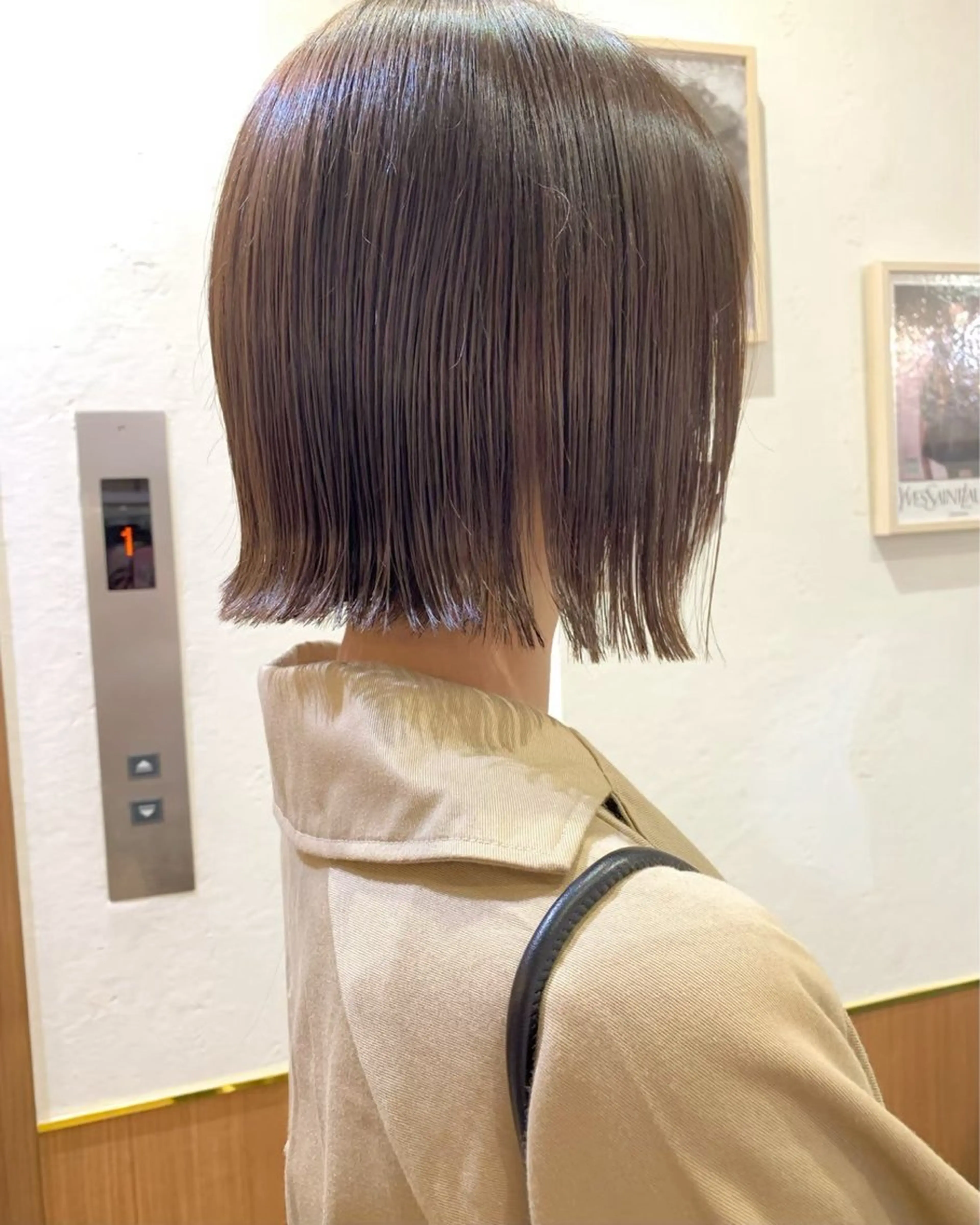 ショート カラー 杉浦 主馬のヘアスタイル