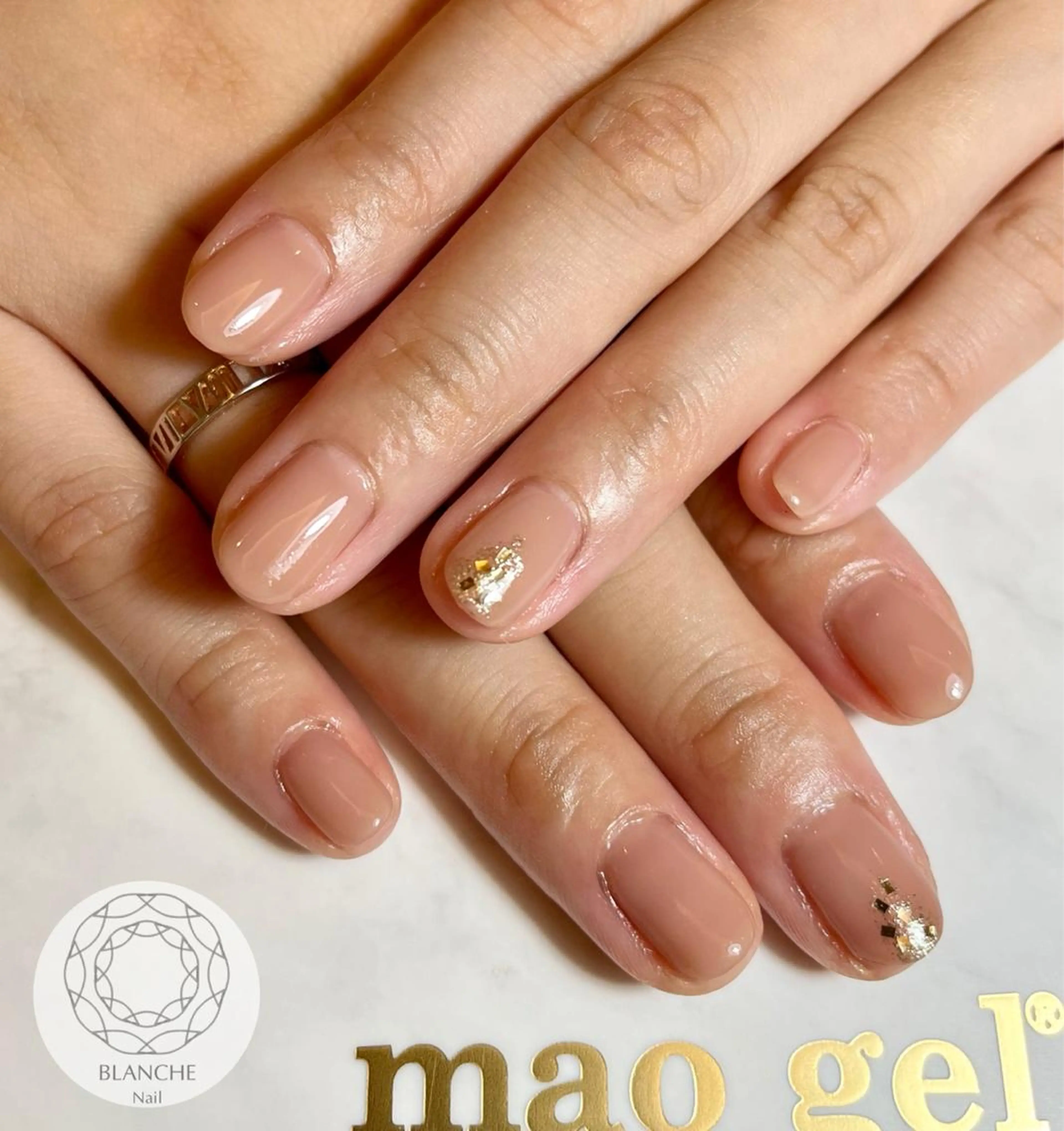 ネイル アートネイル ジェルネイル オフィスネイル パラジェル シンプルネイル BLANCHE Nailのネイルデザイン