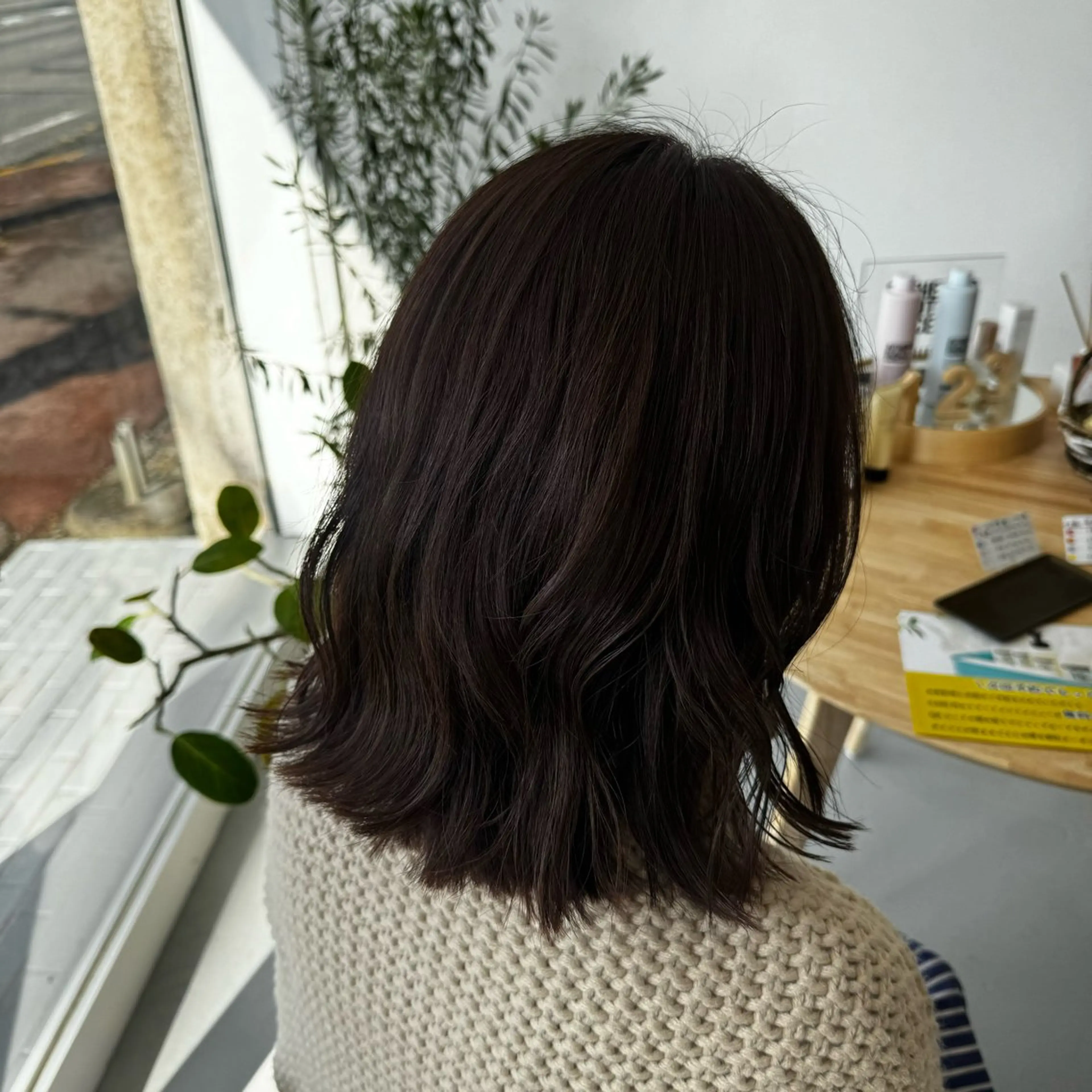 ミディアム カラー c＆ ちはるのヘアスタイル