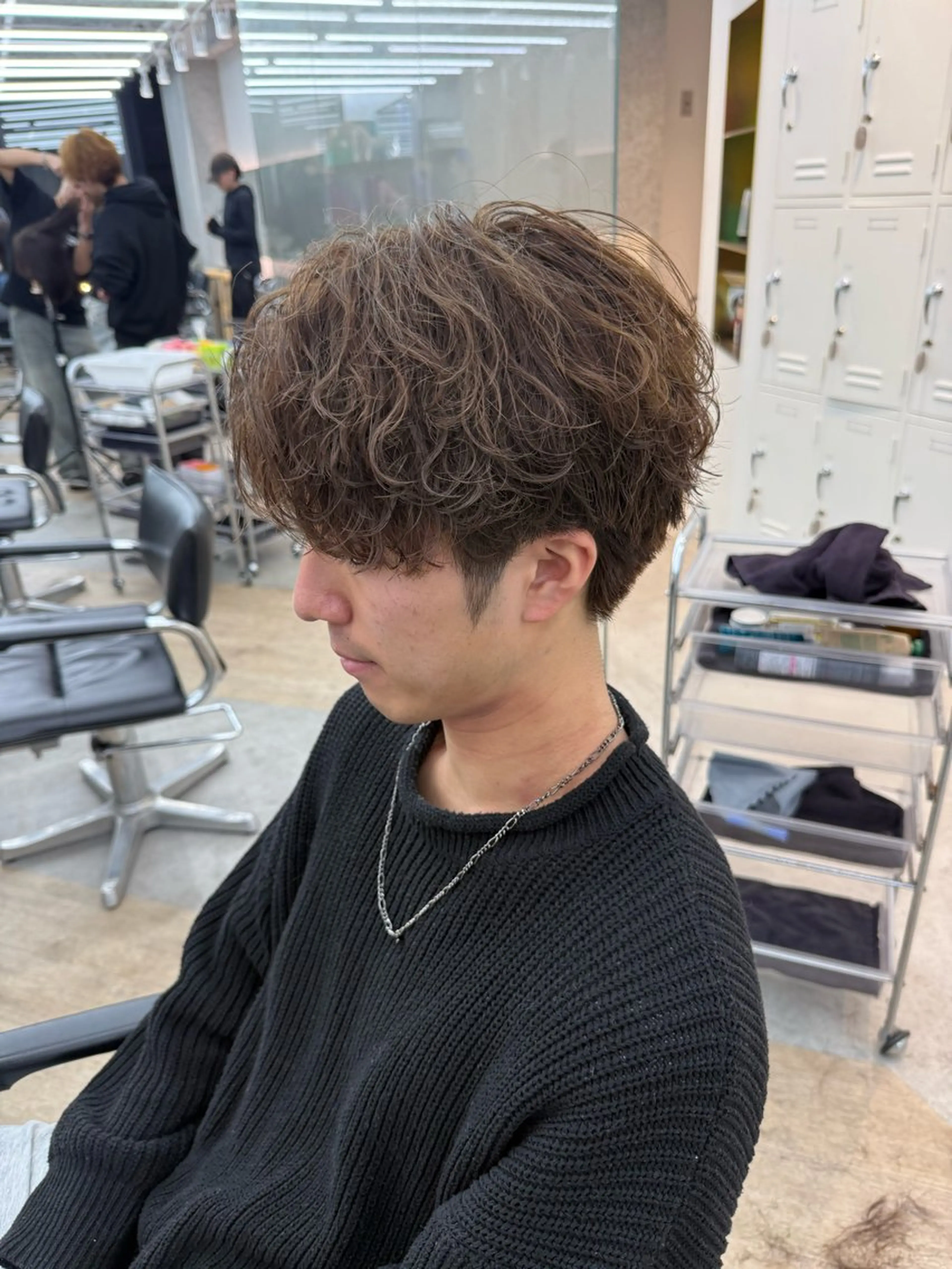 カラー パーマ メンズ ヘアカラー パーマ fifth 名駅所属・深谷 侑亮のヘアスタイル