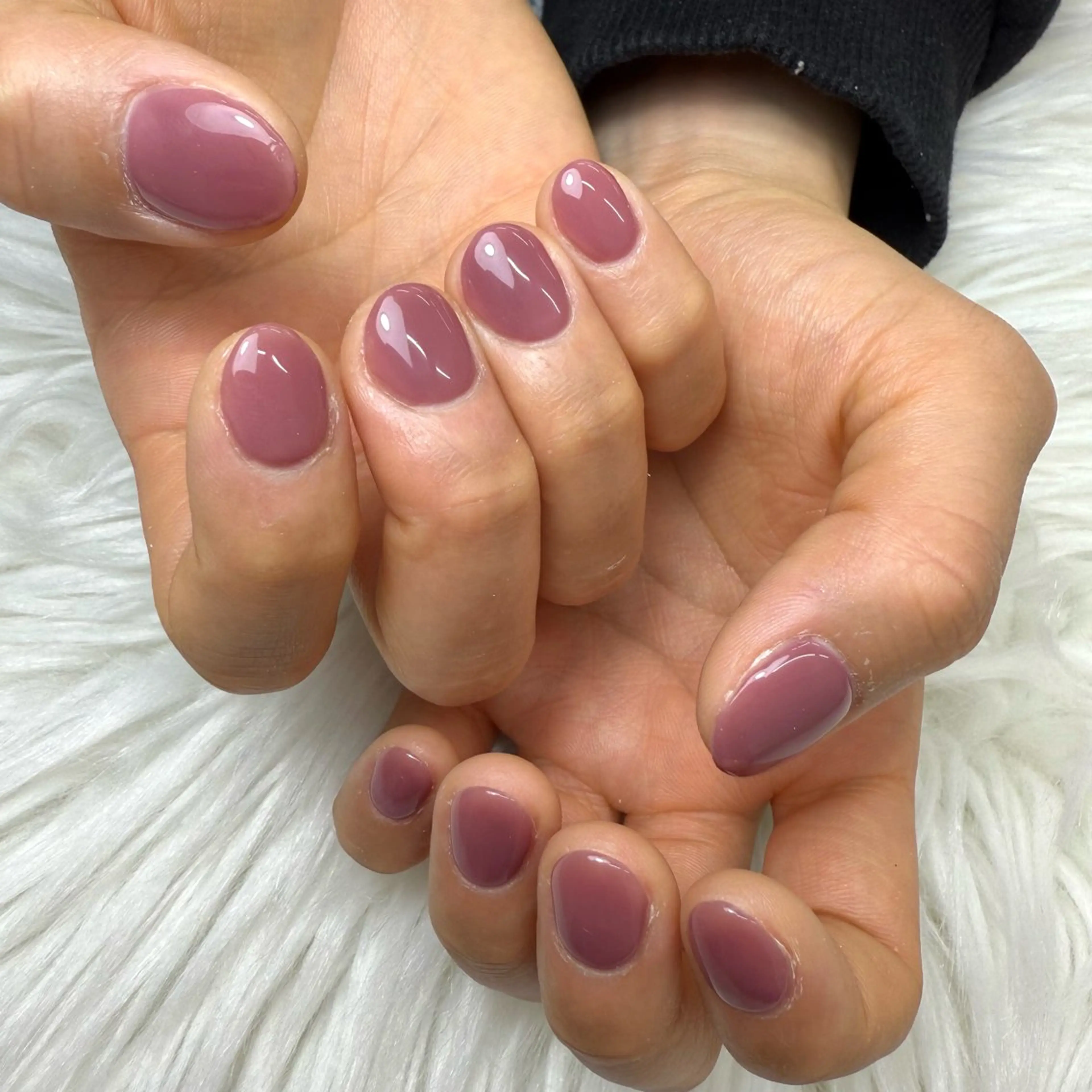 ネイル ワンカラーネイル ハンドネイル nail salon &e kanaのネイルデザイン