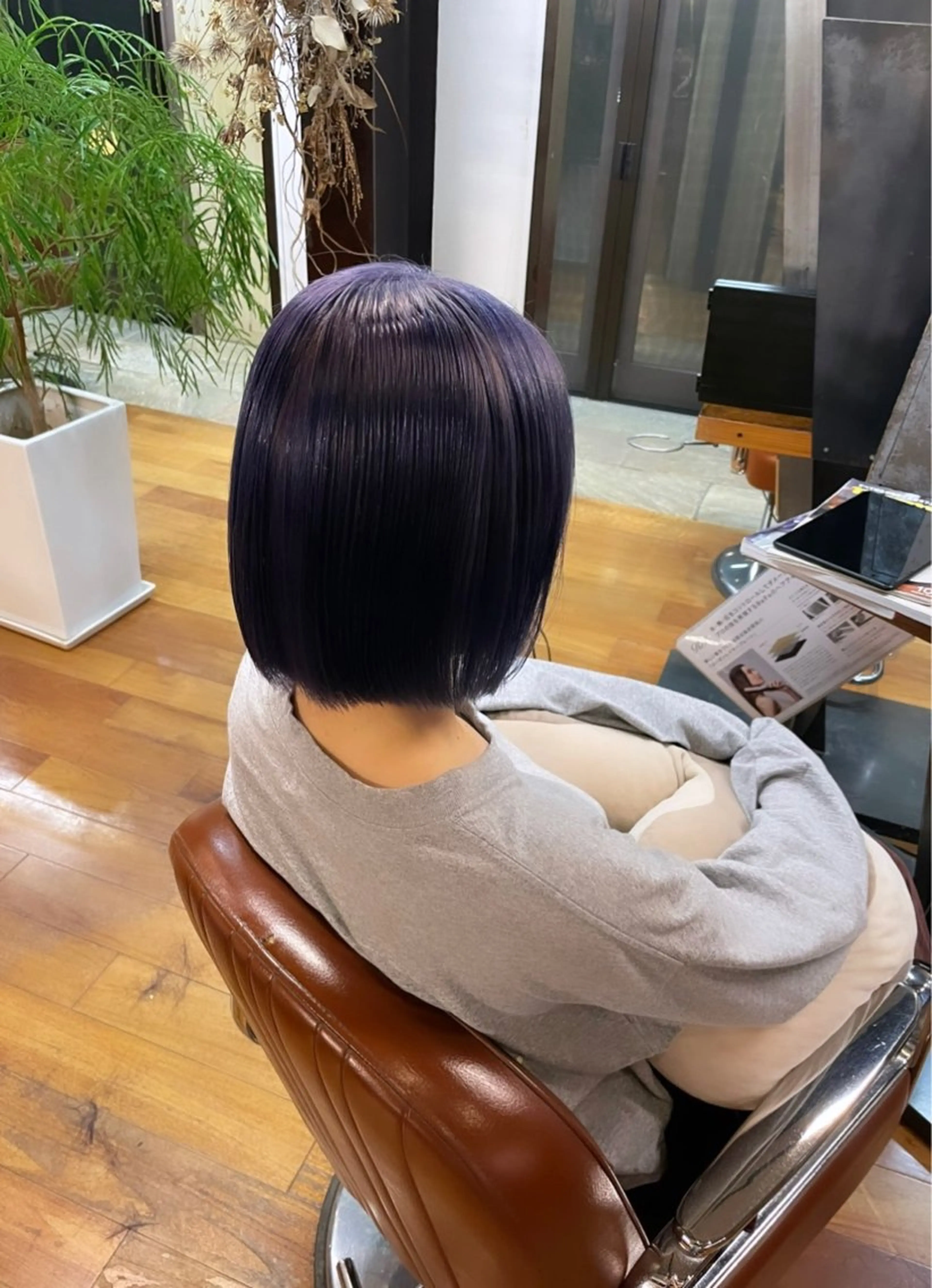 ショート カラー ラベンダーカラー ayaka |トレンドヘアのヘアスタイル