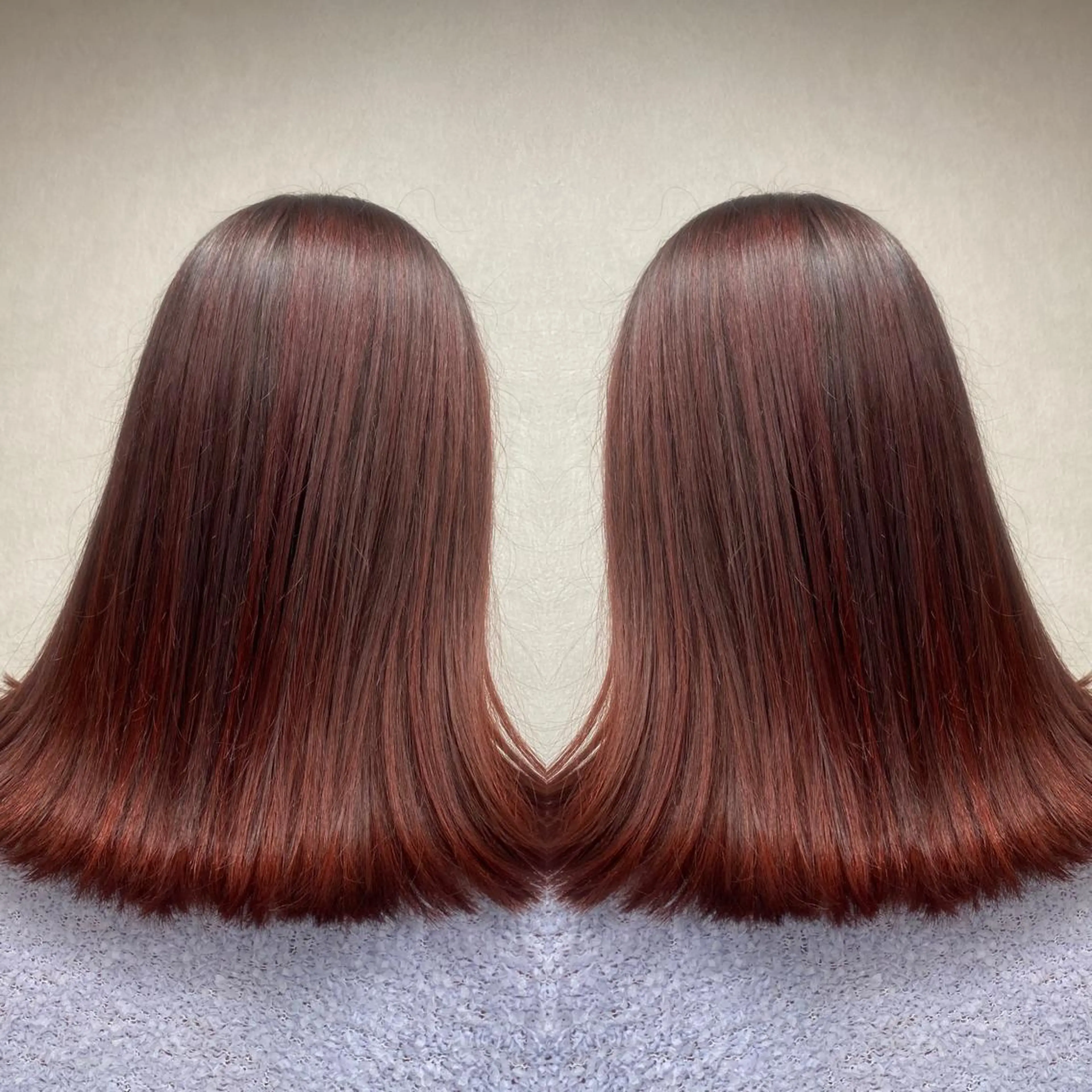 セミロング カラー カット トリートメント tocca 💜石田愛結💜のヘアスタイル