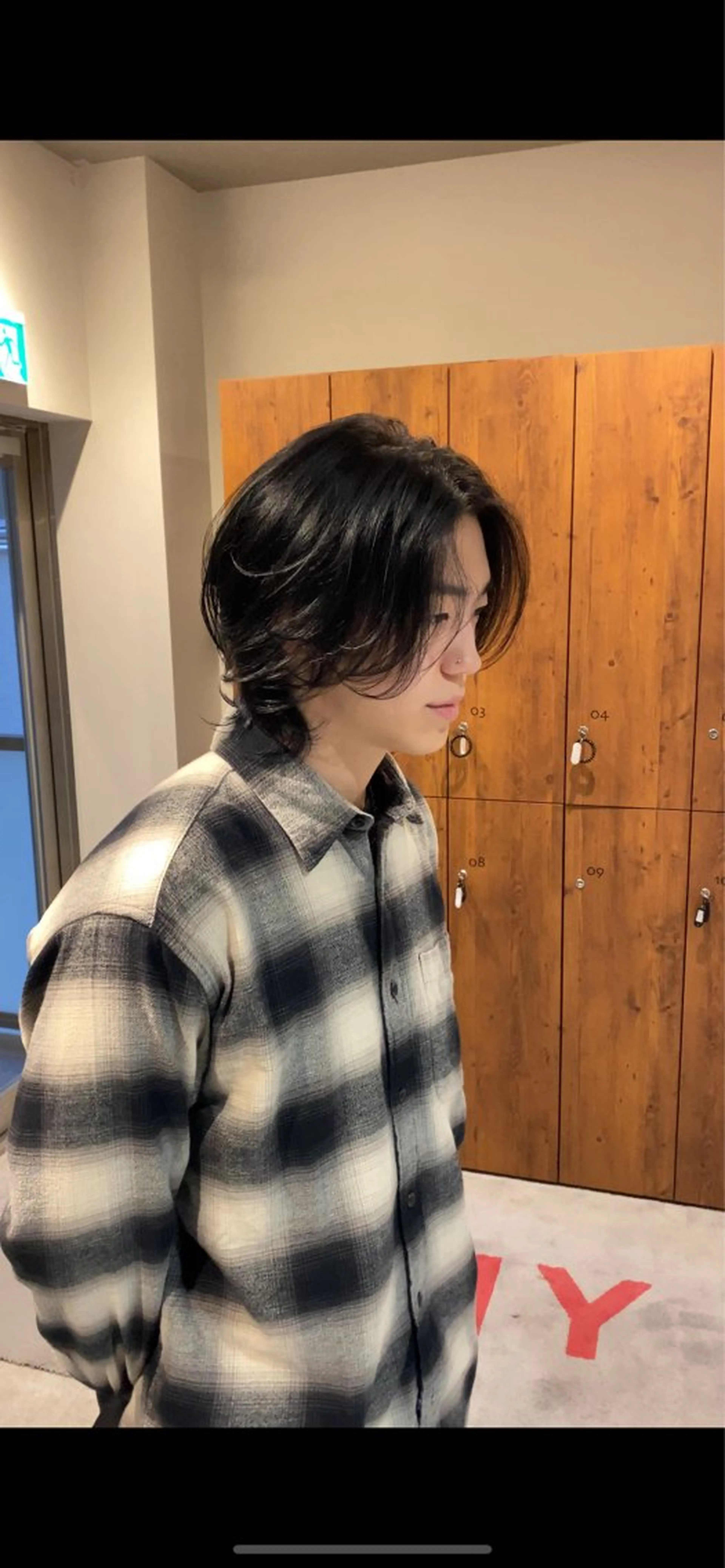 メンズ 透明感ブリーチ/ メンズパーマのヘアスタイル