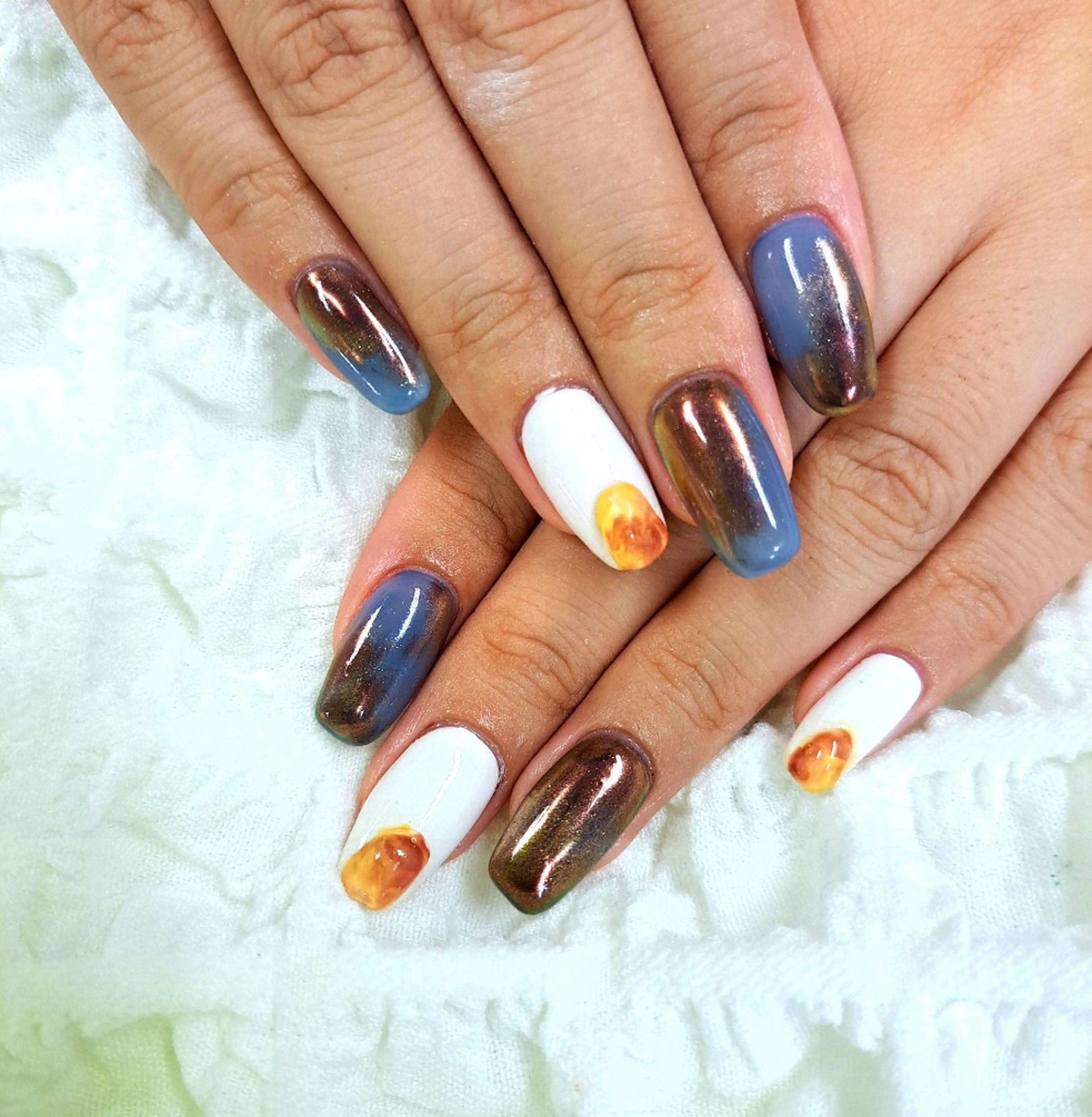 ネイル アートネイル フットネイル ジェルネイル 持ち込み ニュアンスネイル 河野ちえ (雑誌掲載サロン)のネイルデザイン