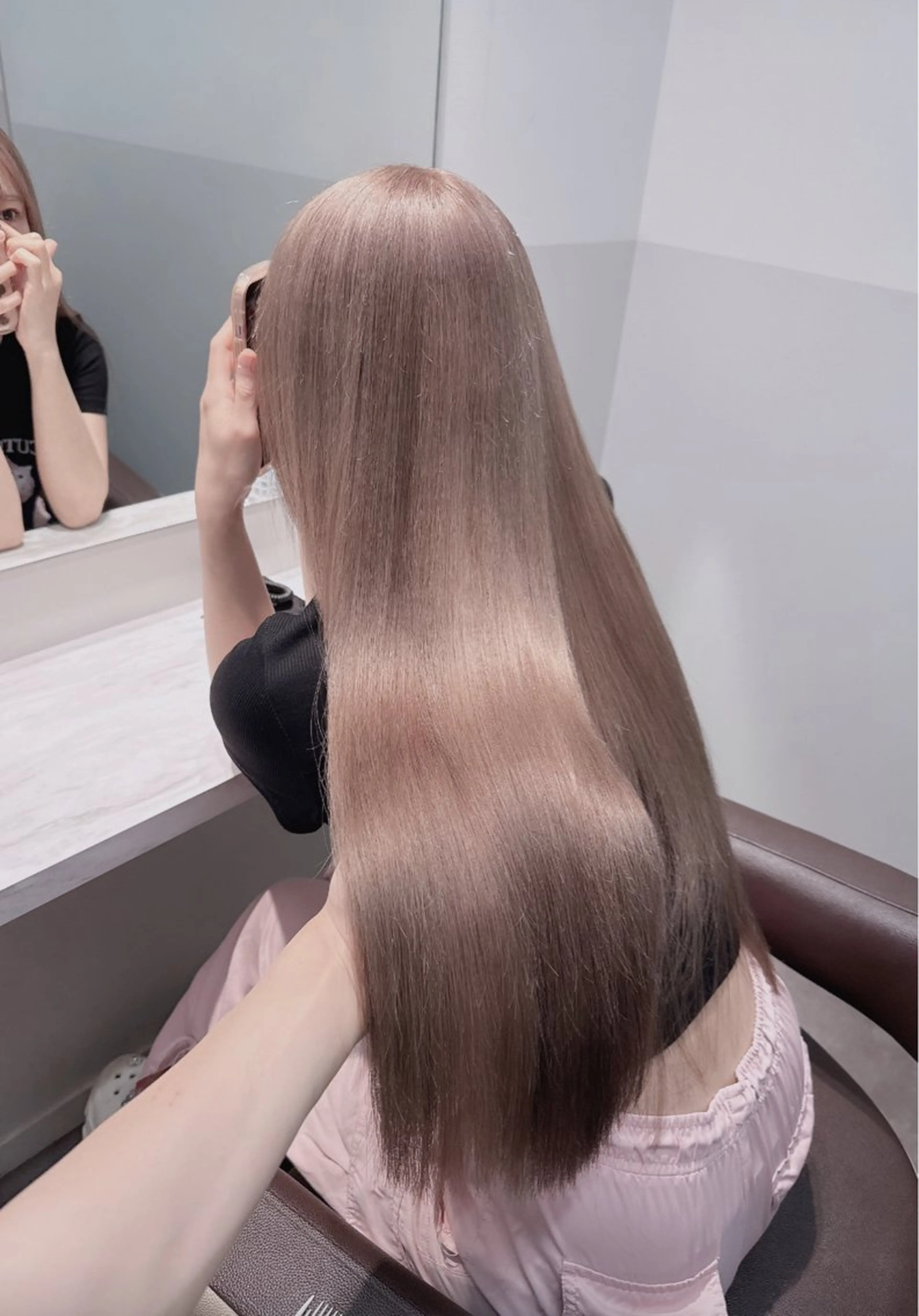 ロング カラー ヘアアレンジ メンズ ヘアカラー トリートメント SALOWIN所属・ハイトーン美容師 MASATOのヘアスタイル