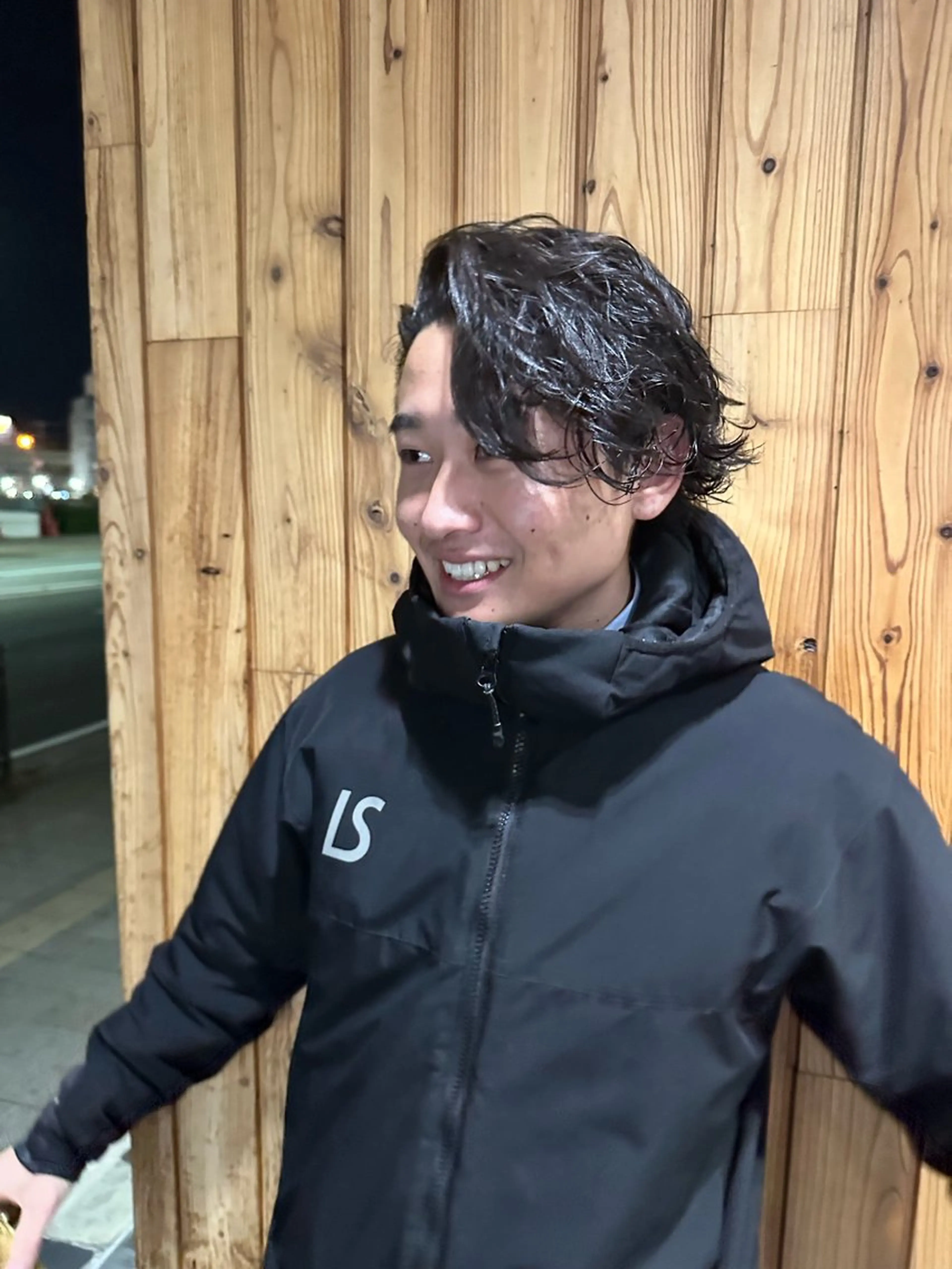 ミディアム カラー パーマ メンズ パーマ カットモデル募集中/ たなかはやとのヘアスタイル