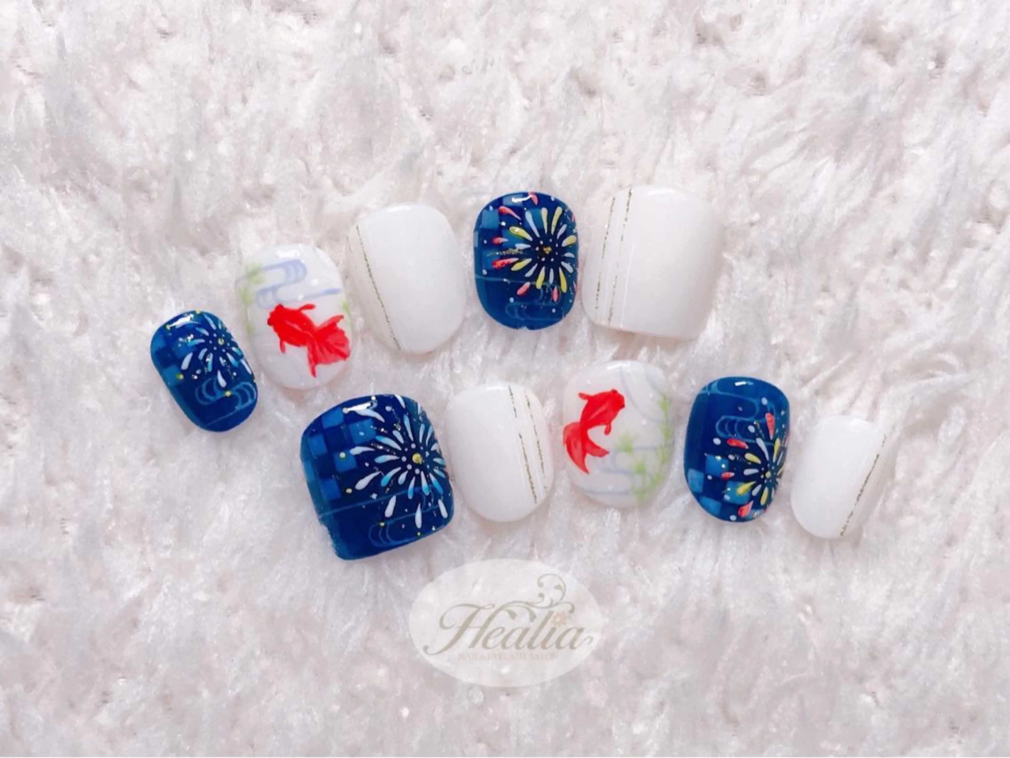 ネイル 夏ネイル ネイルチップ REMIA湘南台 TANABEのネイルデザイン