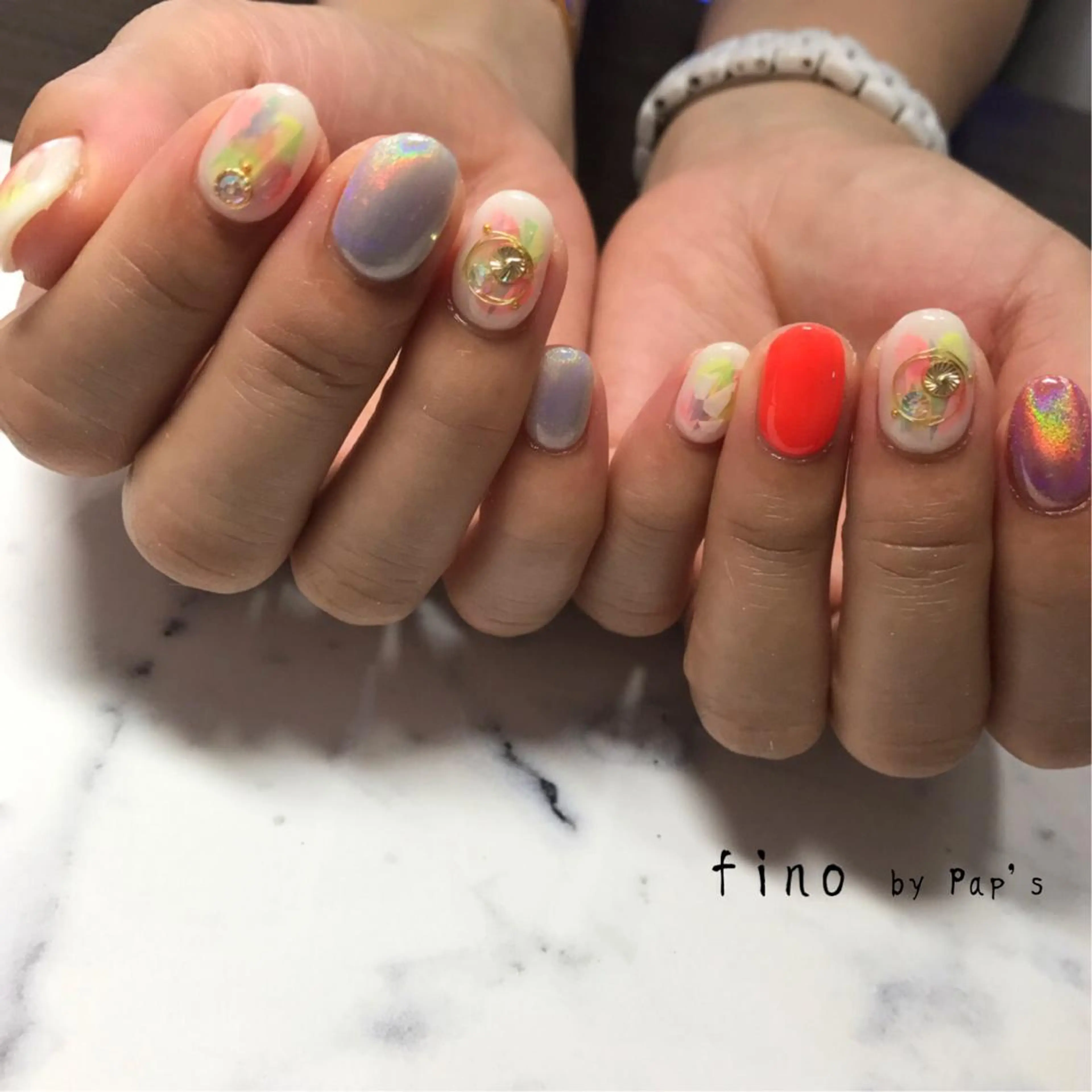 ネイル fino by Pap's所属・西畠 真由美のネイルデザイン