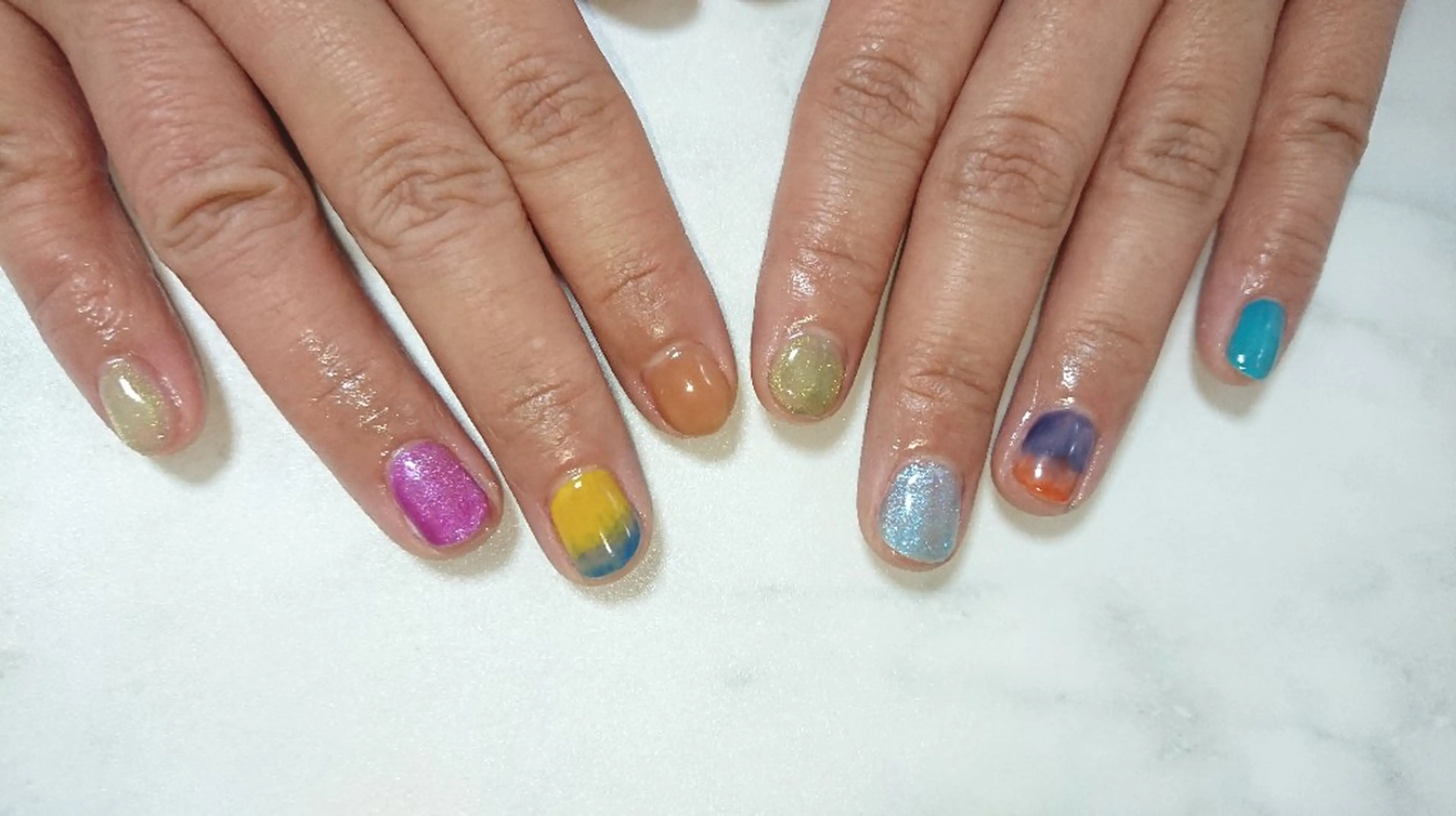 ネイル アートネイル 持ち込み ハンドネイル shellnail さなえのネイルデザイン