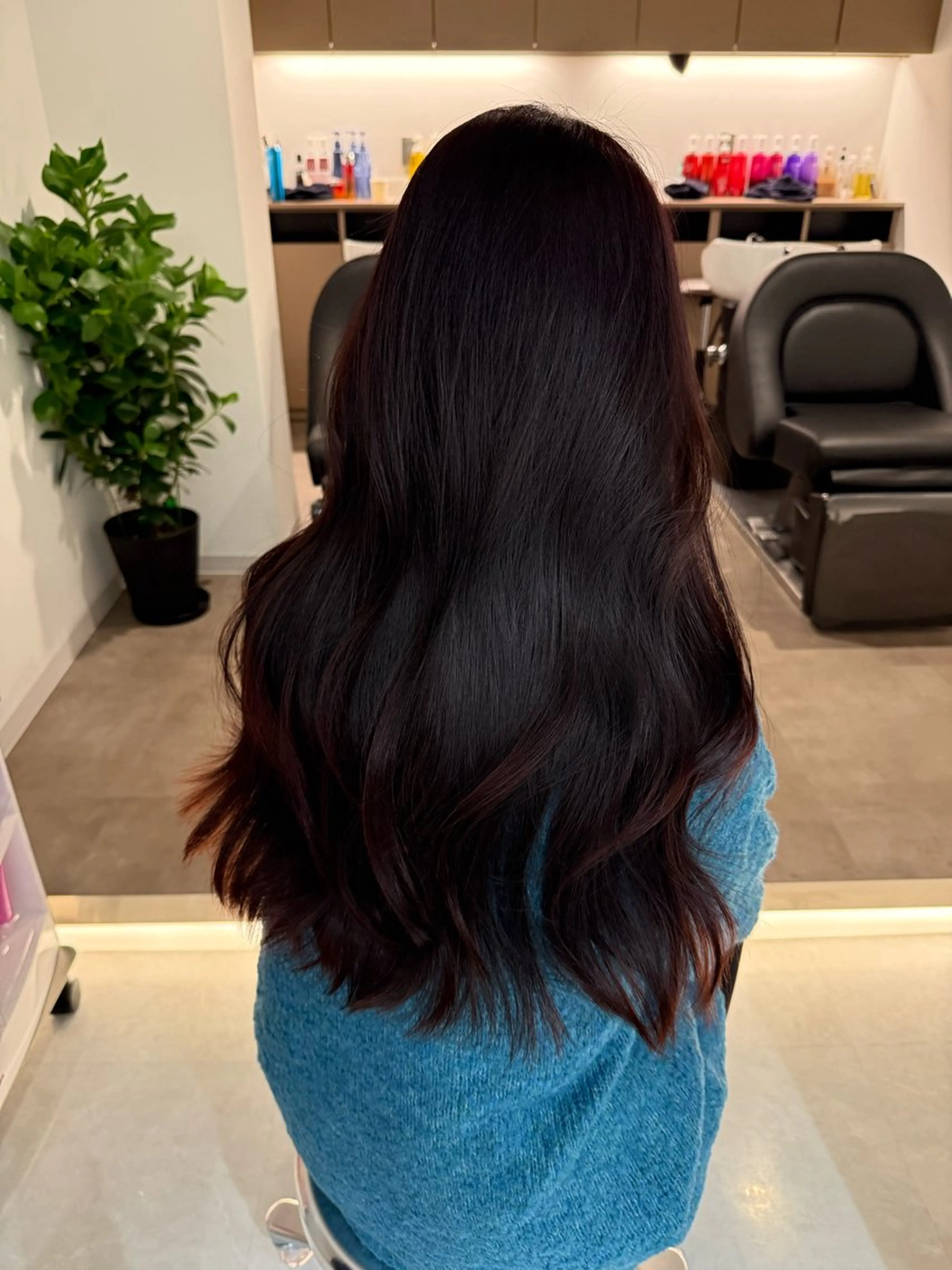 ロング カラー ベージュカラー ブリーチ ブラウンカラー ケアブリーチ カシス ヘアカラー 艶感×抜け感hair /ReLit 正源のヘアスタイル