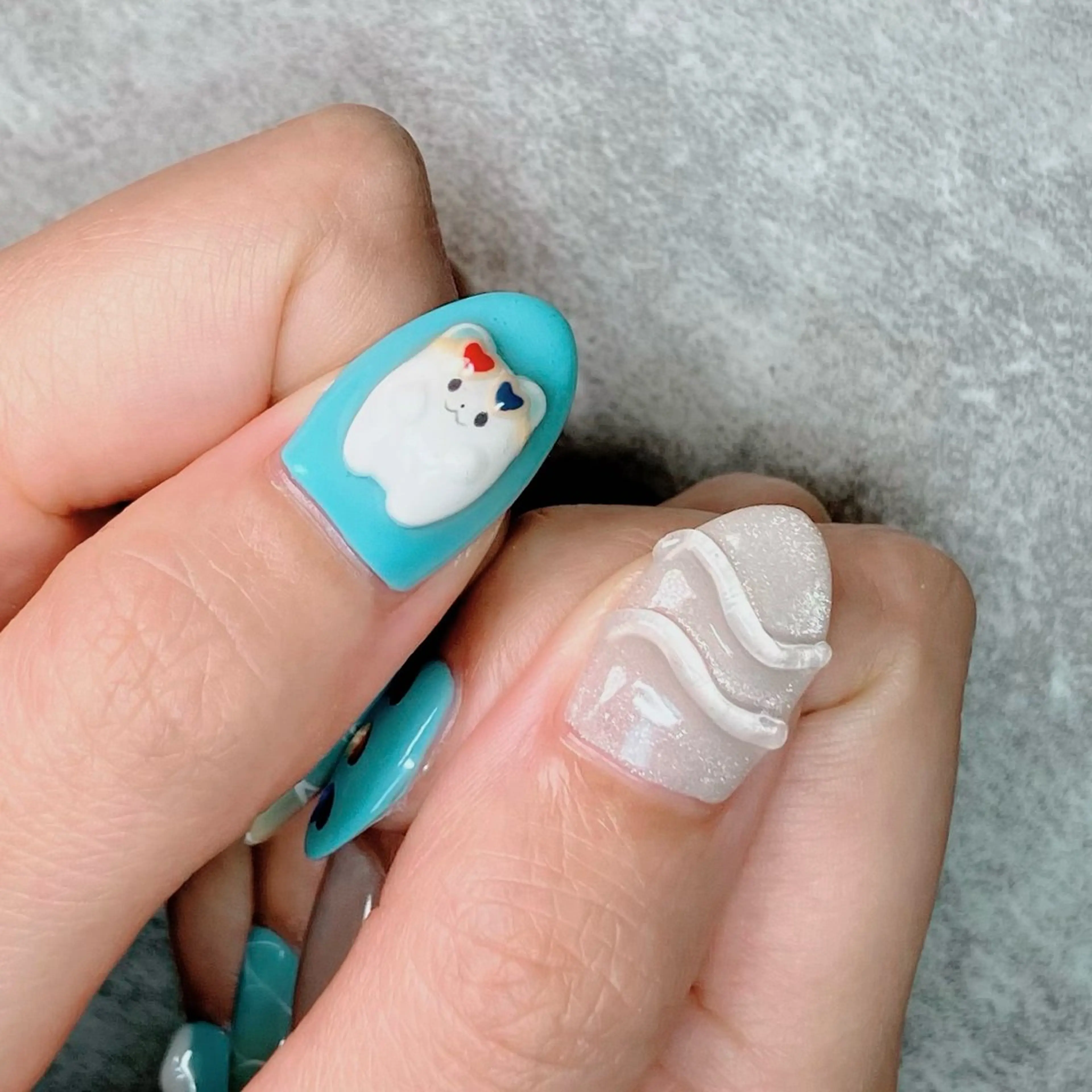 ネイル ハンドネイル ハンドケア haleyume所属・shino🌟 痛ネイルのネイルデザイン