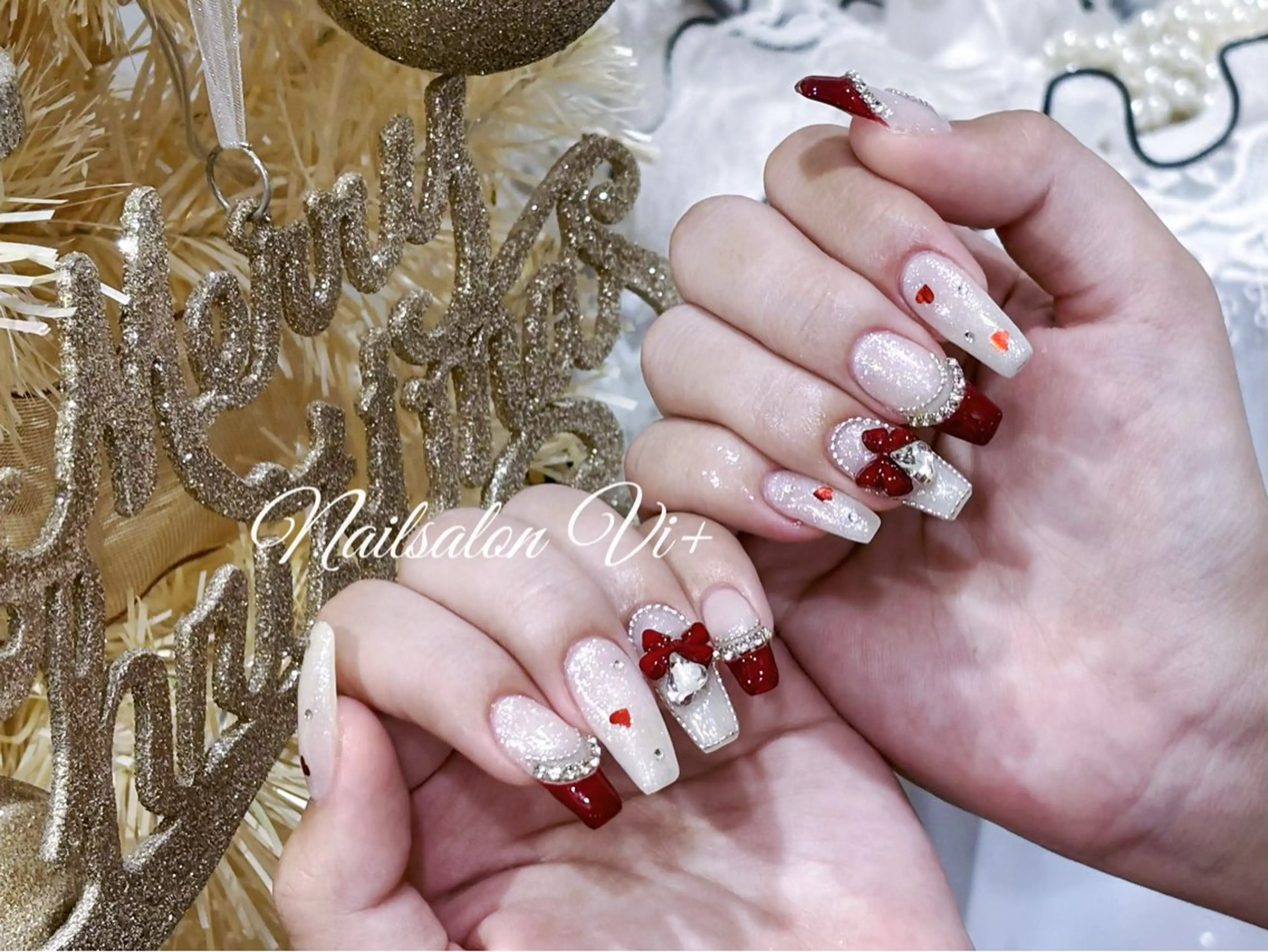 ネイル ハンドネイル Nailsalon Vi+ももか🩷のネイルデザイン