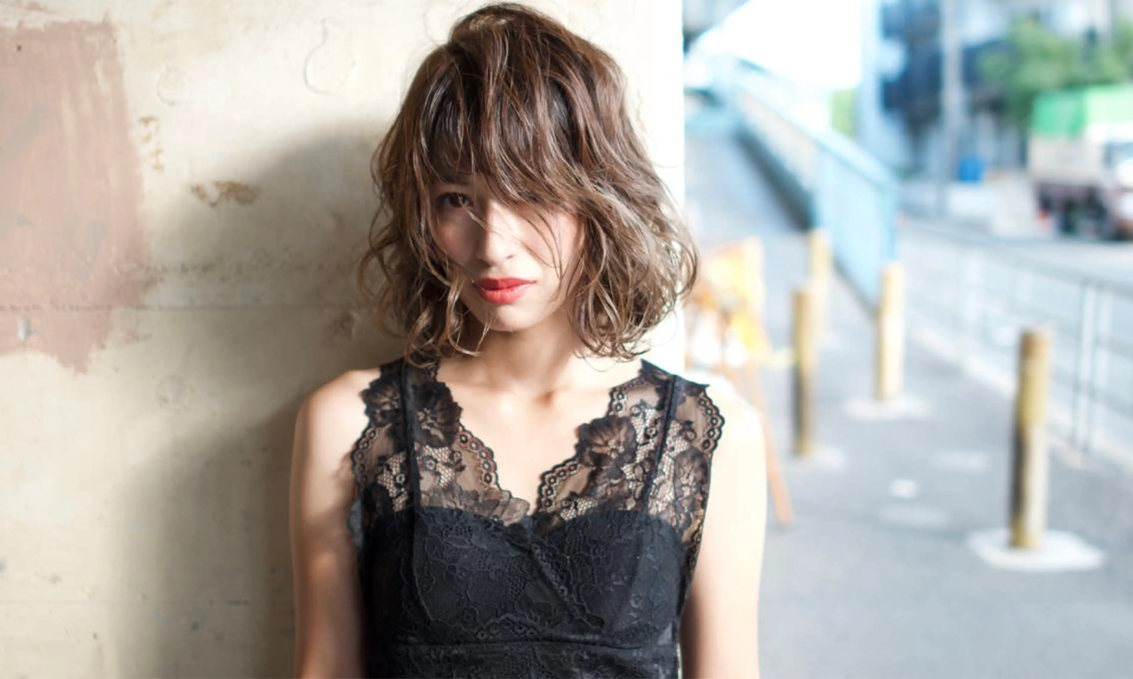 ミディアム カラー パーマ ヘアアレンジ マツエク・マツパ カット ヘアカラー トリートメント 上新庄NO1髪質改善 See.店長深田強のヘアスタイル